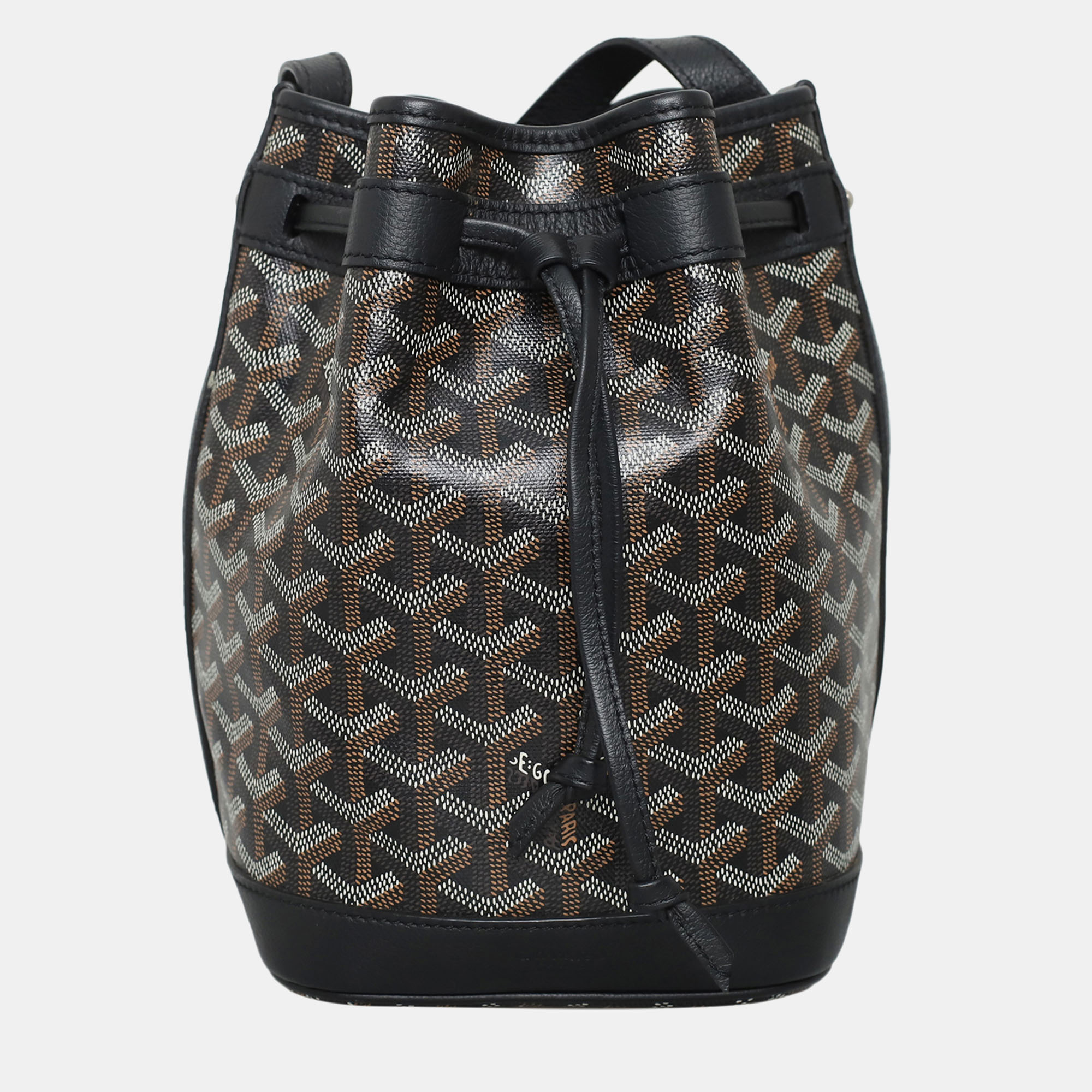 

Goyard Petit Flot Bucket Bag, Black