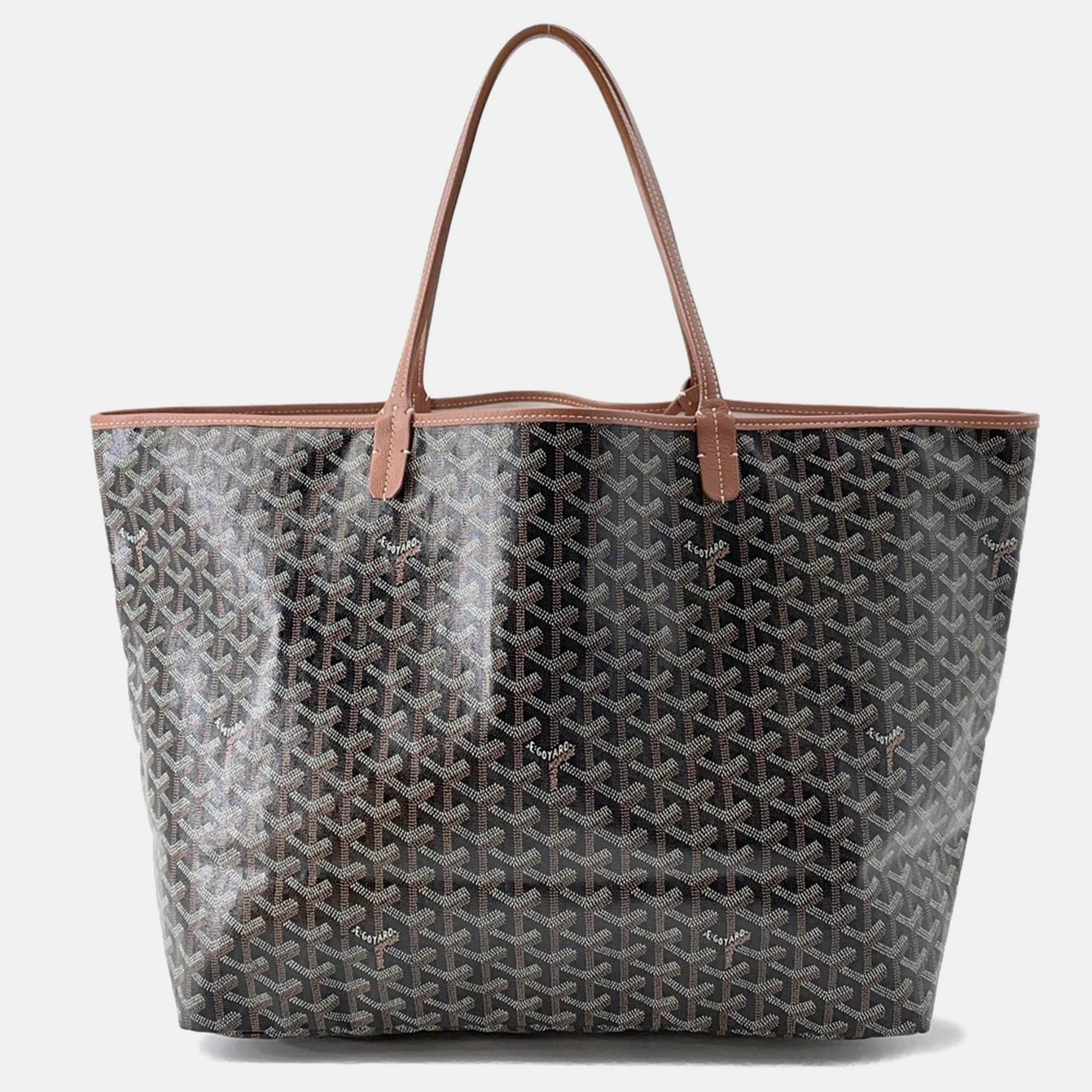 

Goyard Saint Louis Black/Natural Pvc Leather Size Gm
