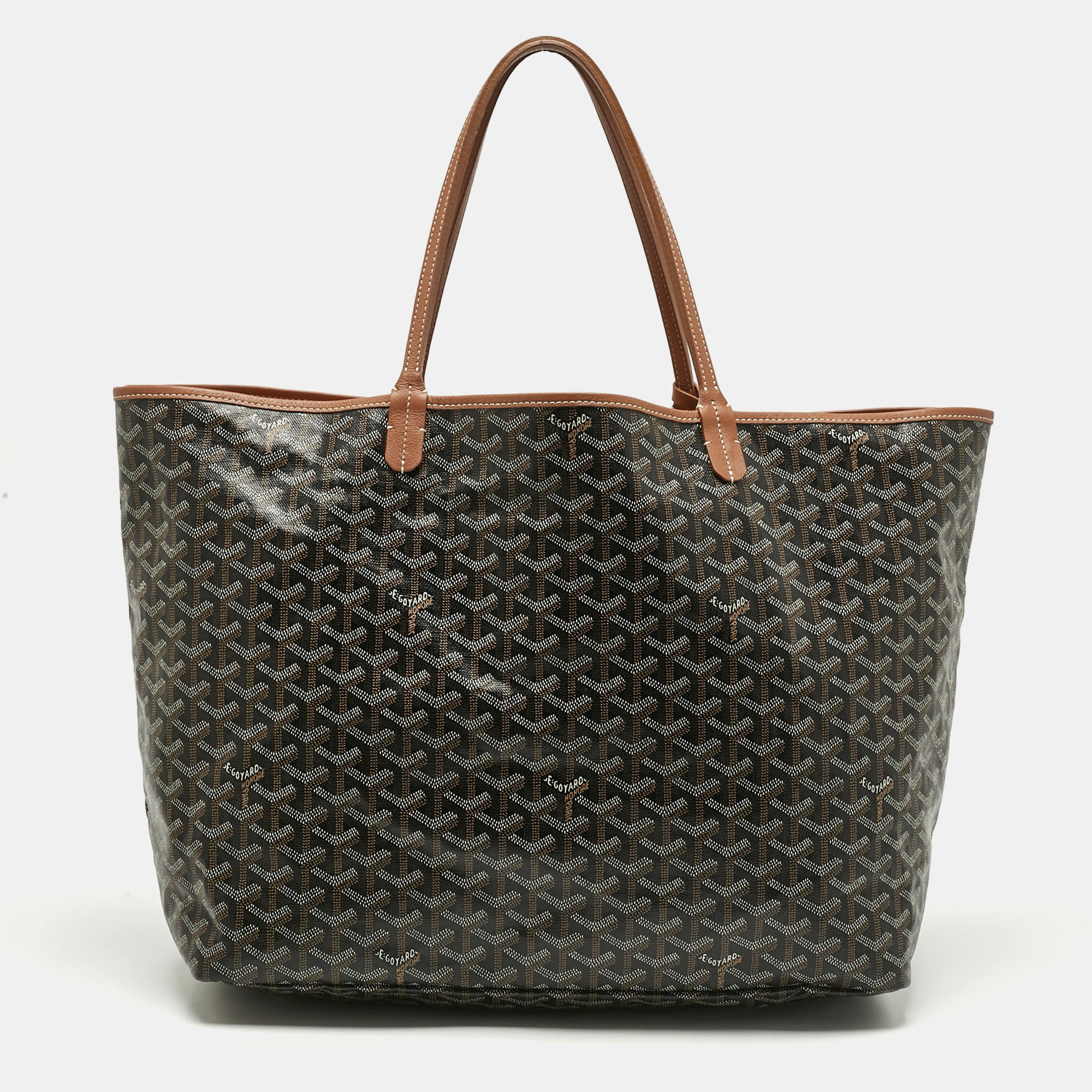 

Goyard Brown Goyardine Coated Canvas and Leather Saint Louis GM Tote