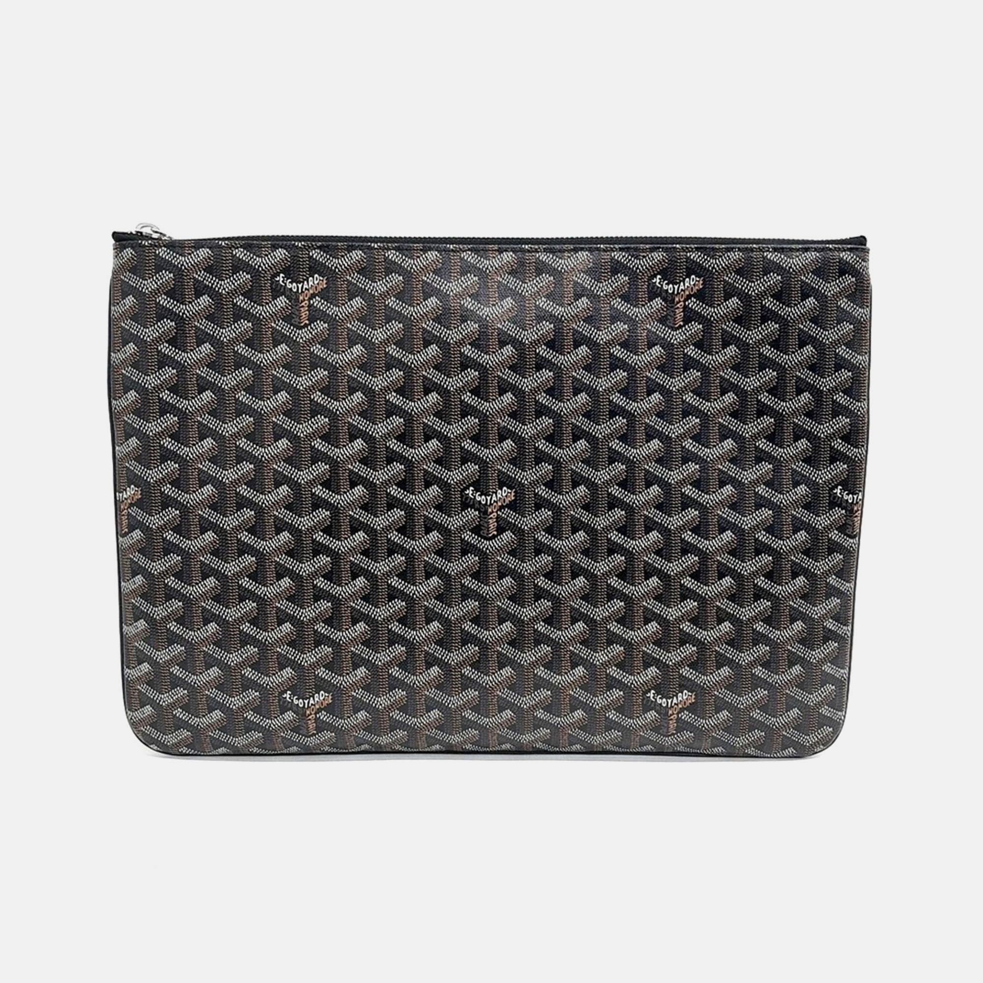 Pre-owned Goyard Brown Canvas Senna Mgm Wallet