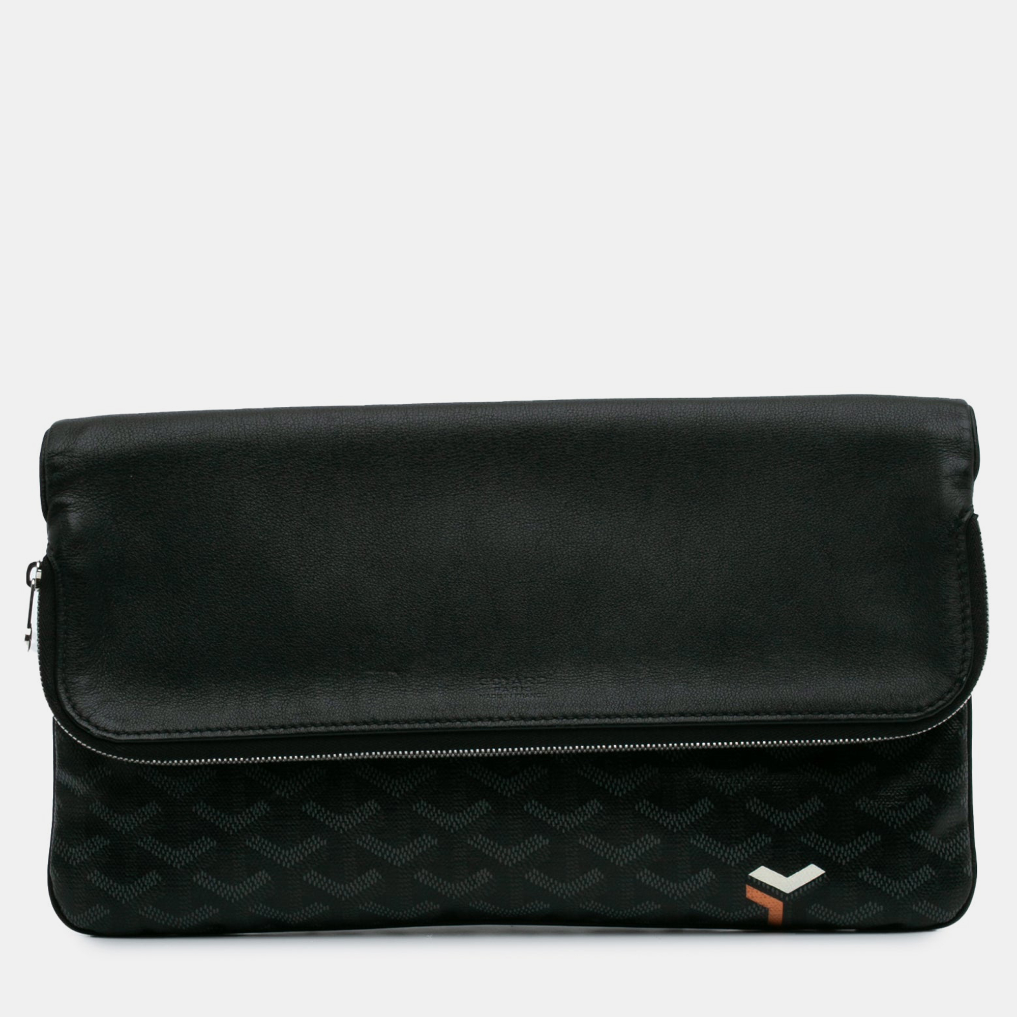 

Goyard Sainte Marie Black Goyardine Canvas Crossbody Bag