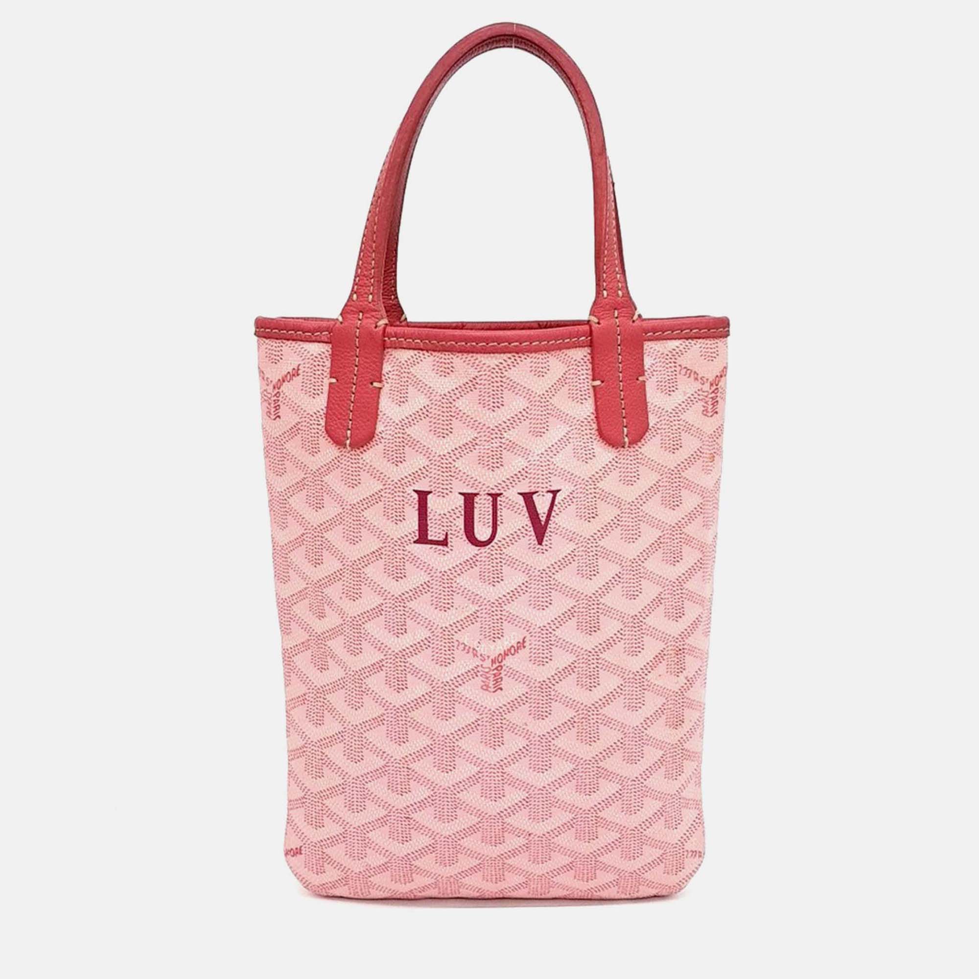 

Goyard Pink PVC Goyard Macage Poitiers