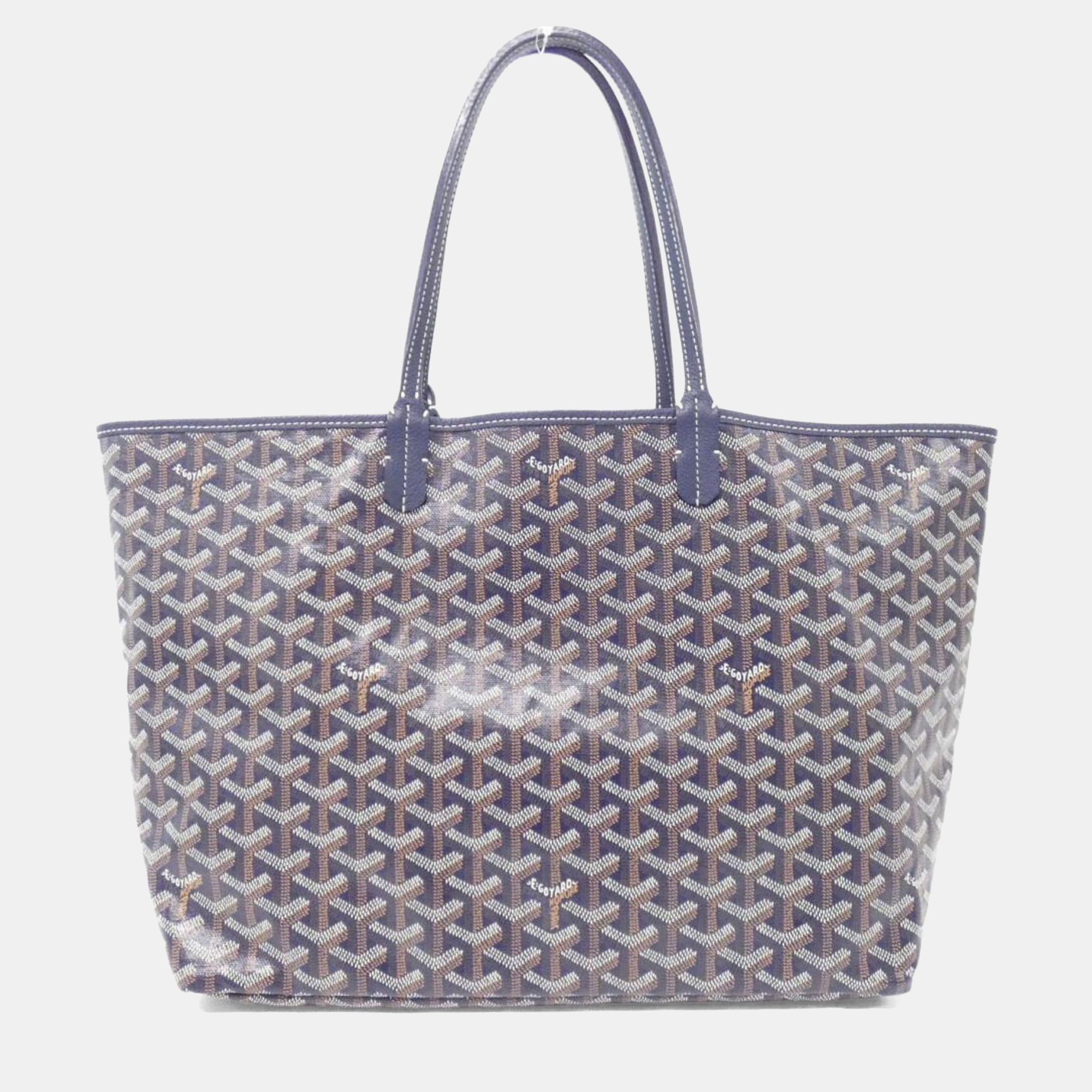 Pre-owned Goyard Saint Louis Pm Ama Louis Handbag In Blue