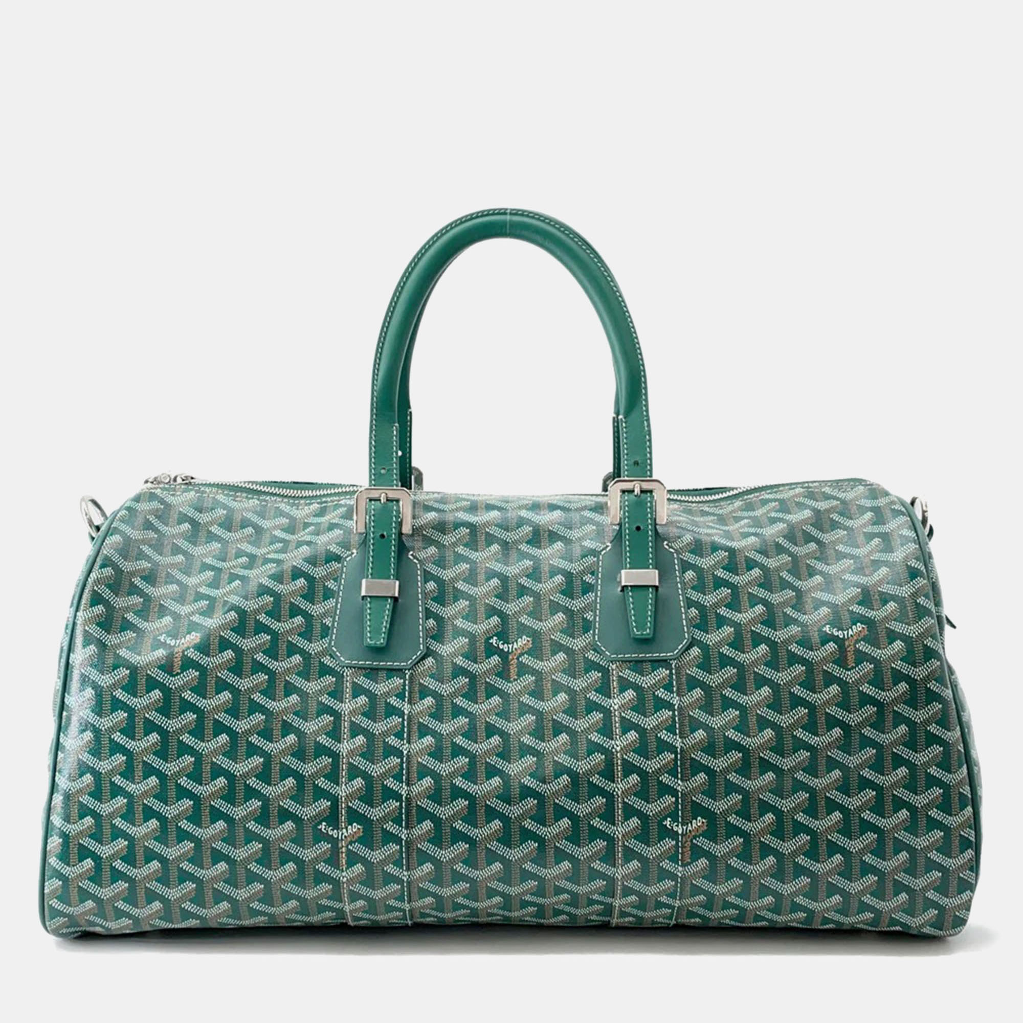 

Goyard Jules Travel Bag Green boston Pvc Leather Size