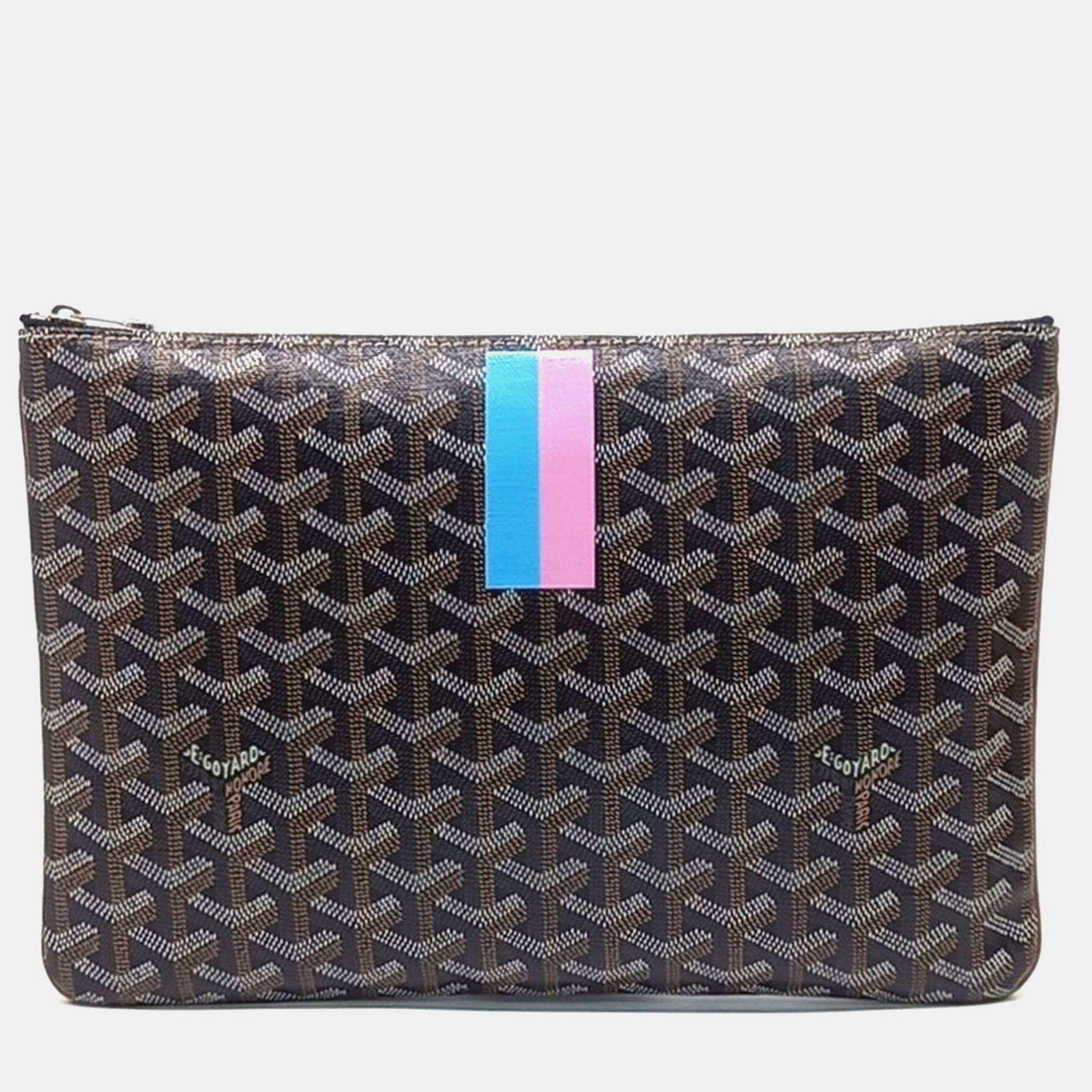

Goyard Black/Multicolor Coated Canvas Macage Senna MM