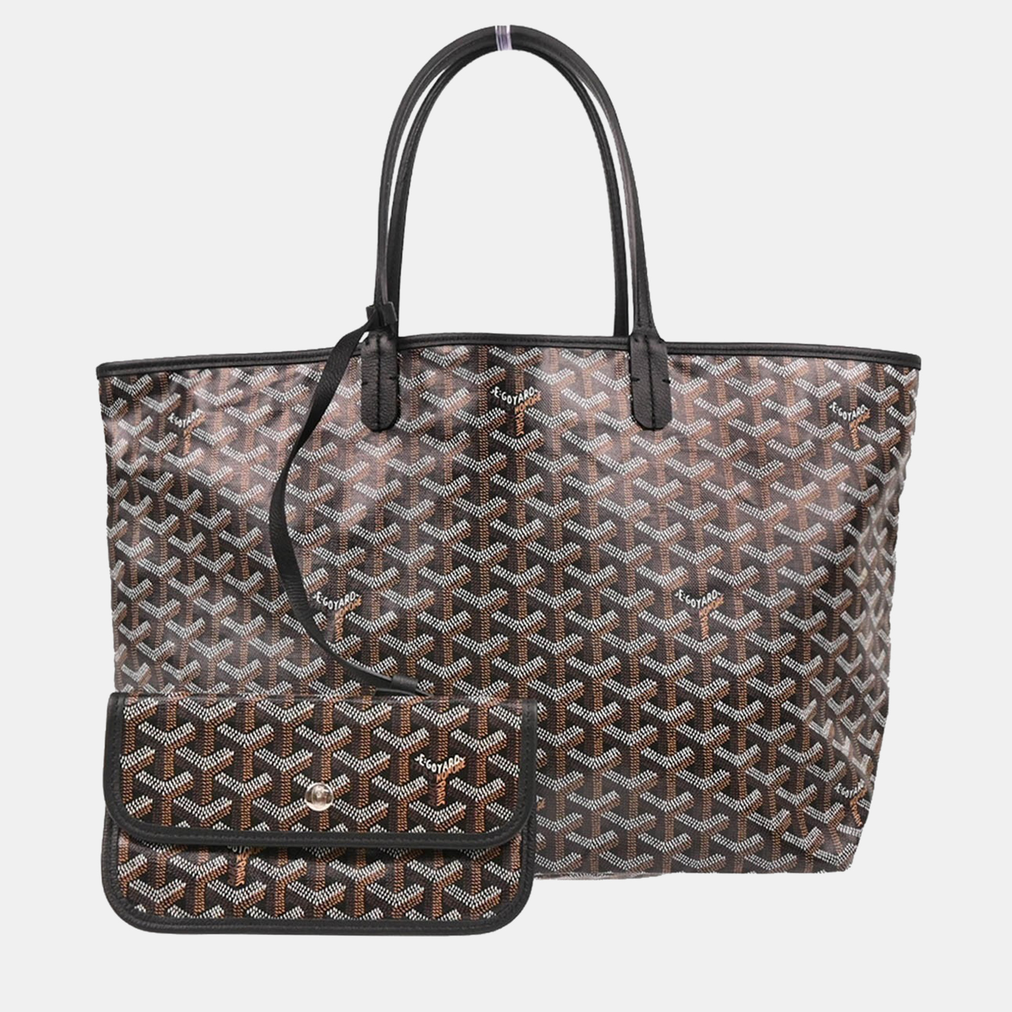 Pre-owned Goyard Black Saint Louis Pm Tote Bag