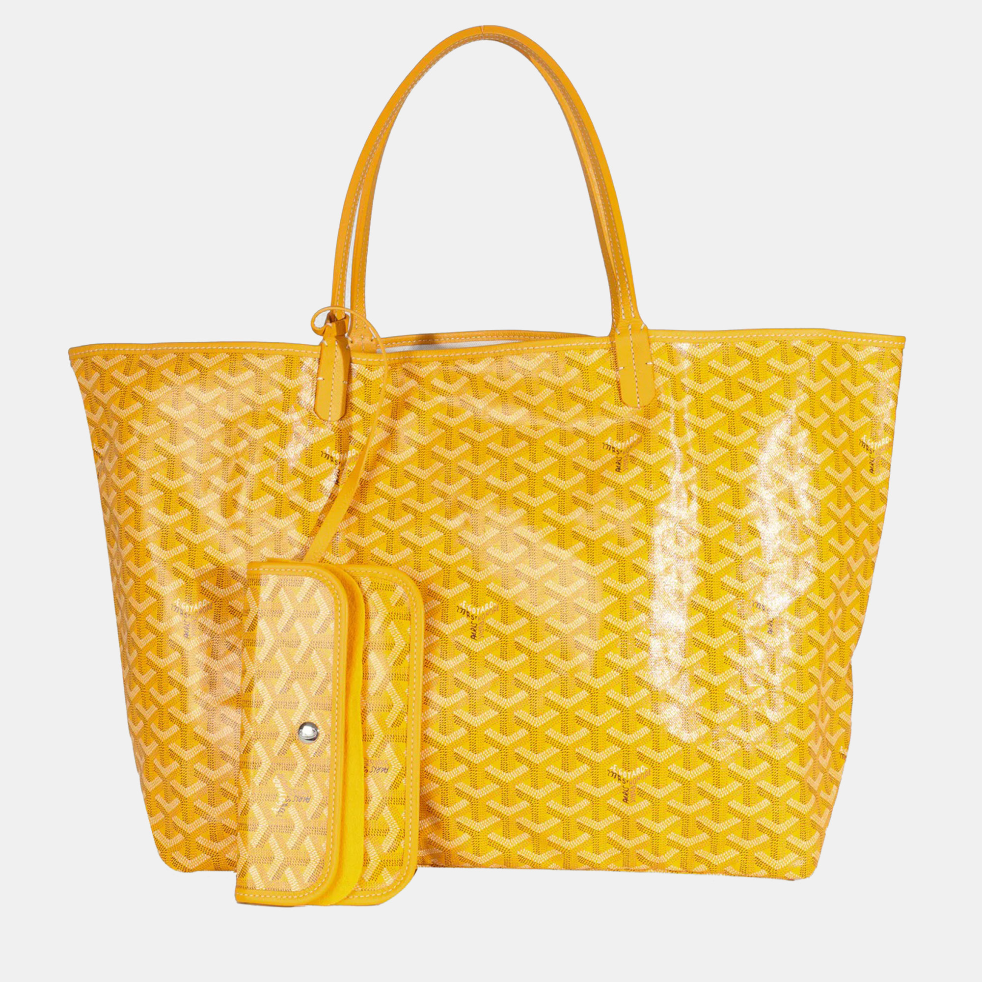 

Goyard Yellow Goyardine Canvas Saint Louis GM