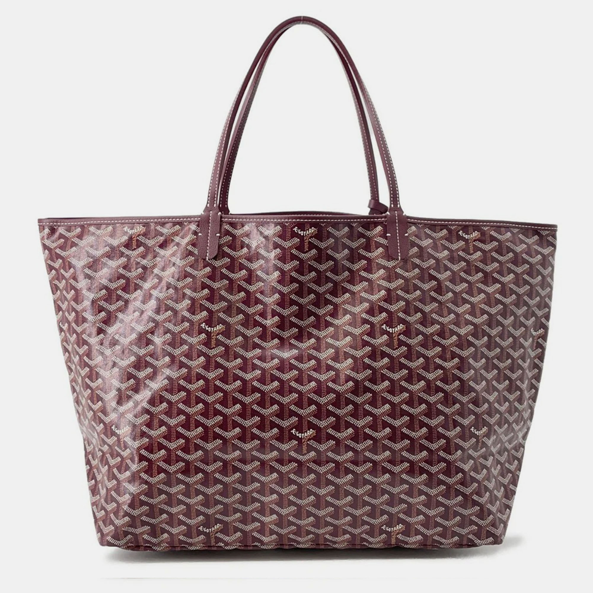 

Goyard Saint Louis Burgundy Pvc Leather GM Shoulder Bag