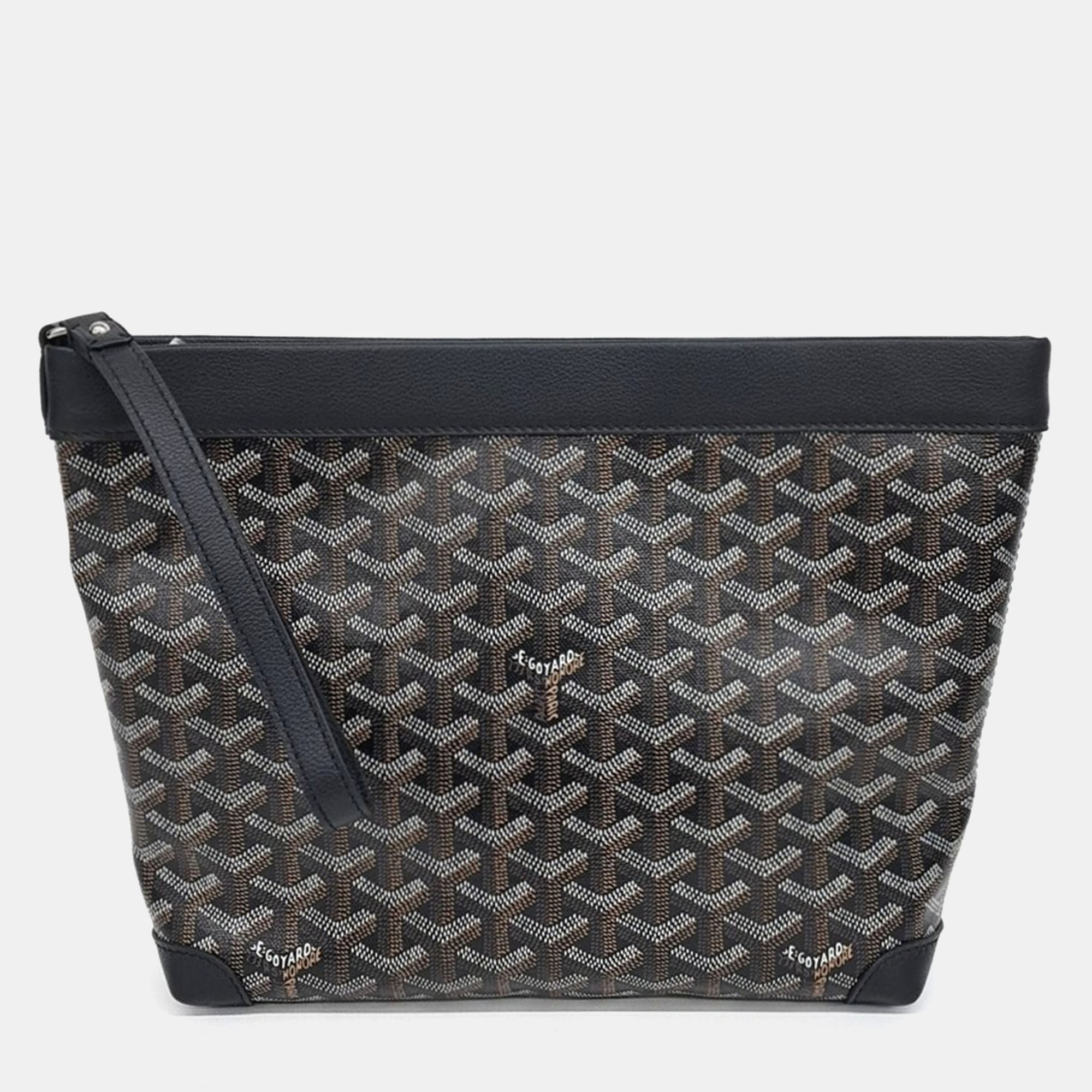 Pre-owned Goyard Multicolor Pvc Conti Pouch