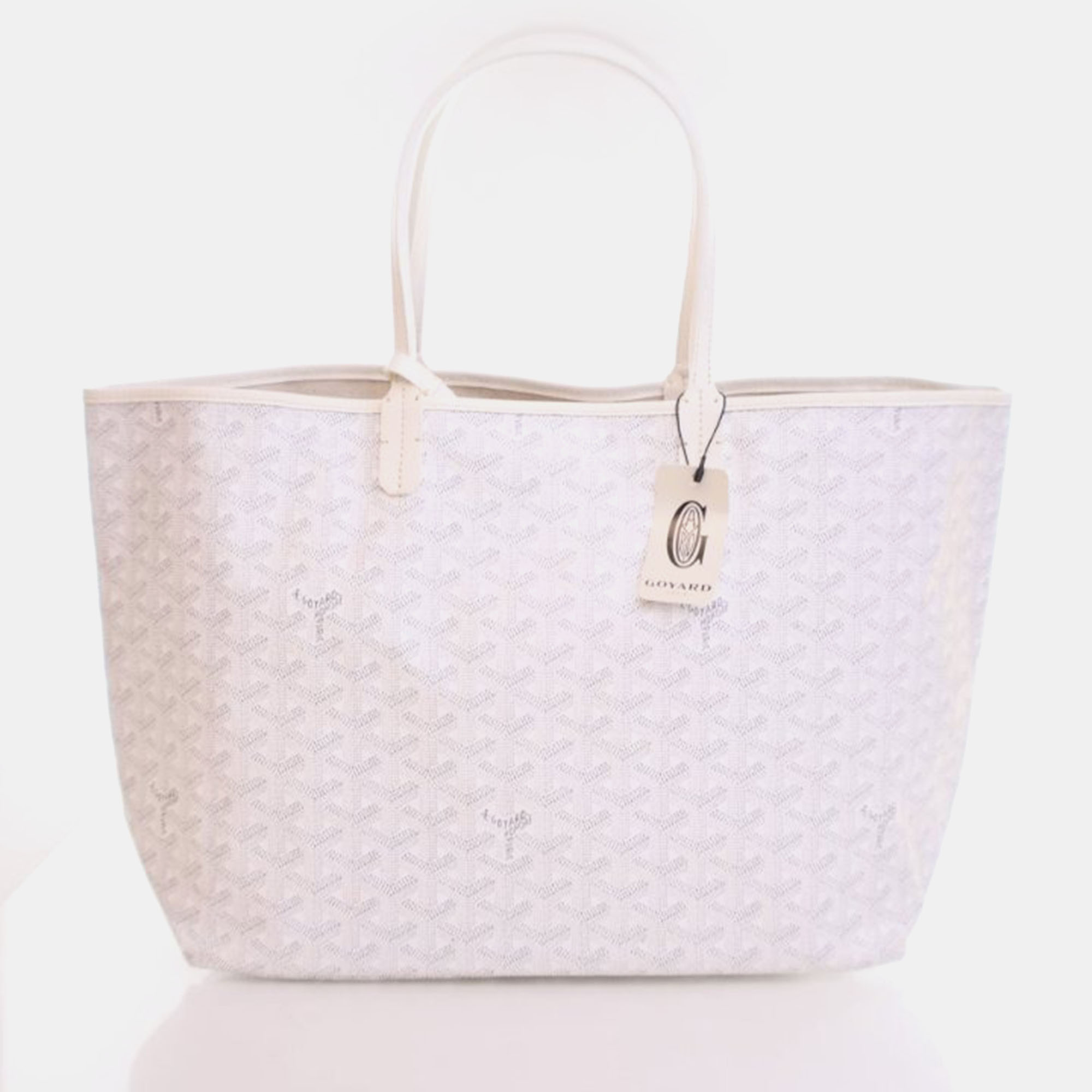 Pre-owned Goyard Ine St. Louis Pm In Gray