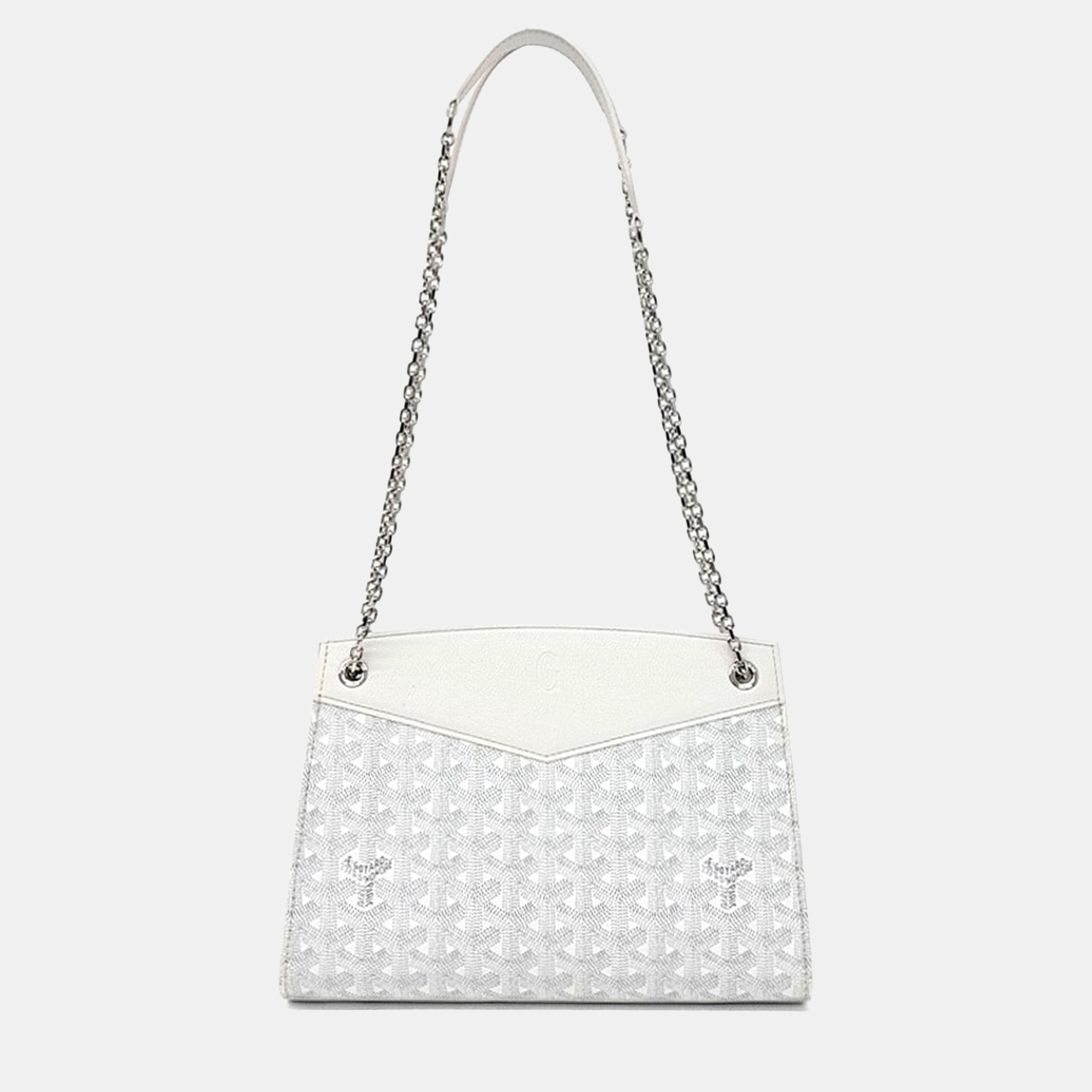 

Goyard White Fabric Louette PM