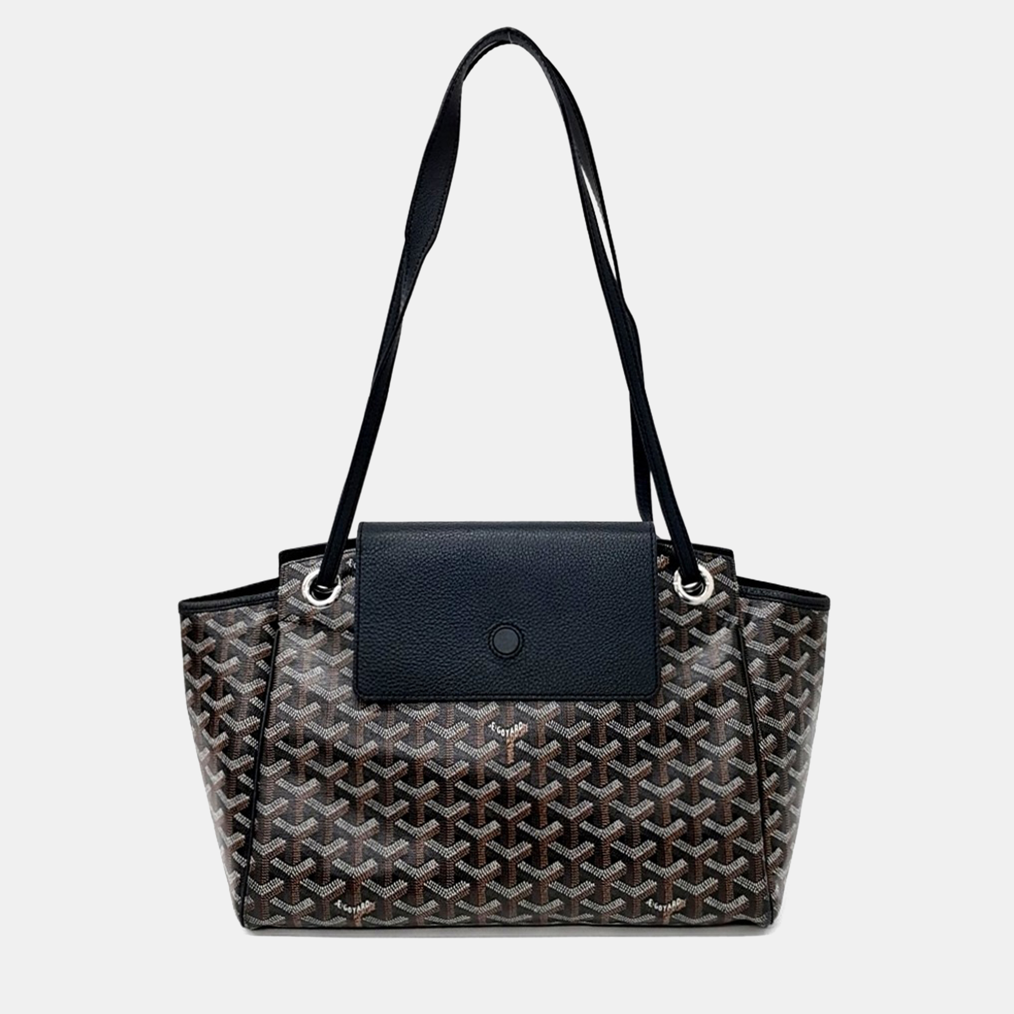 

Goyard Black Coated Canvas Louette PM