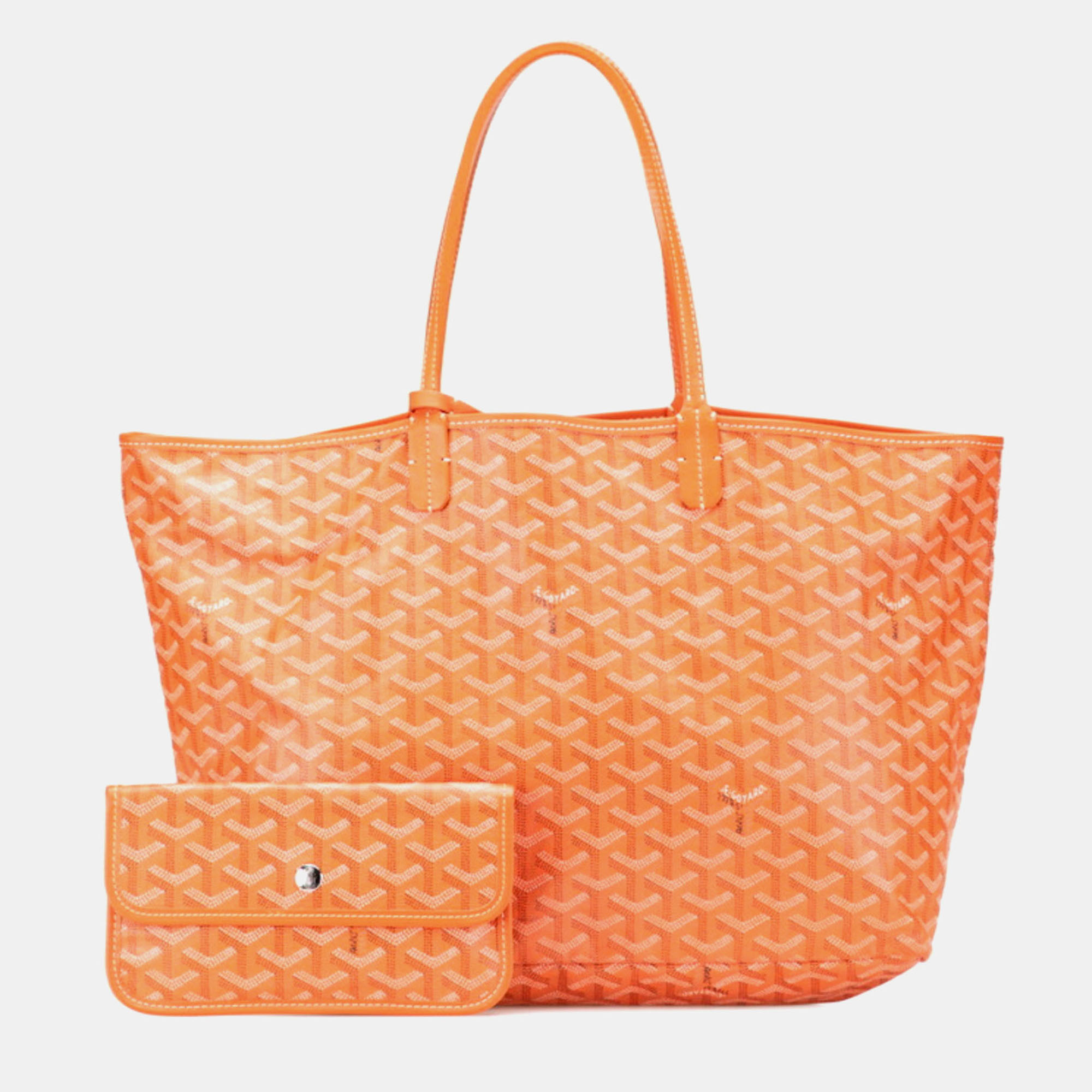 Pre-owned Goyard Saint Louis Pm Tote Bag Orange