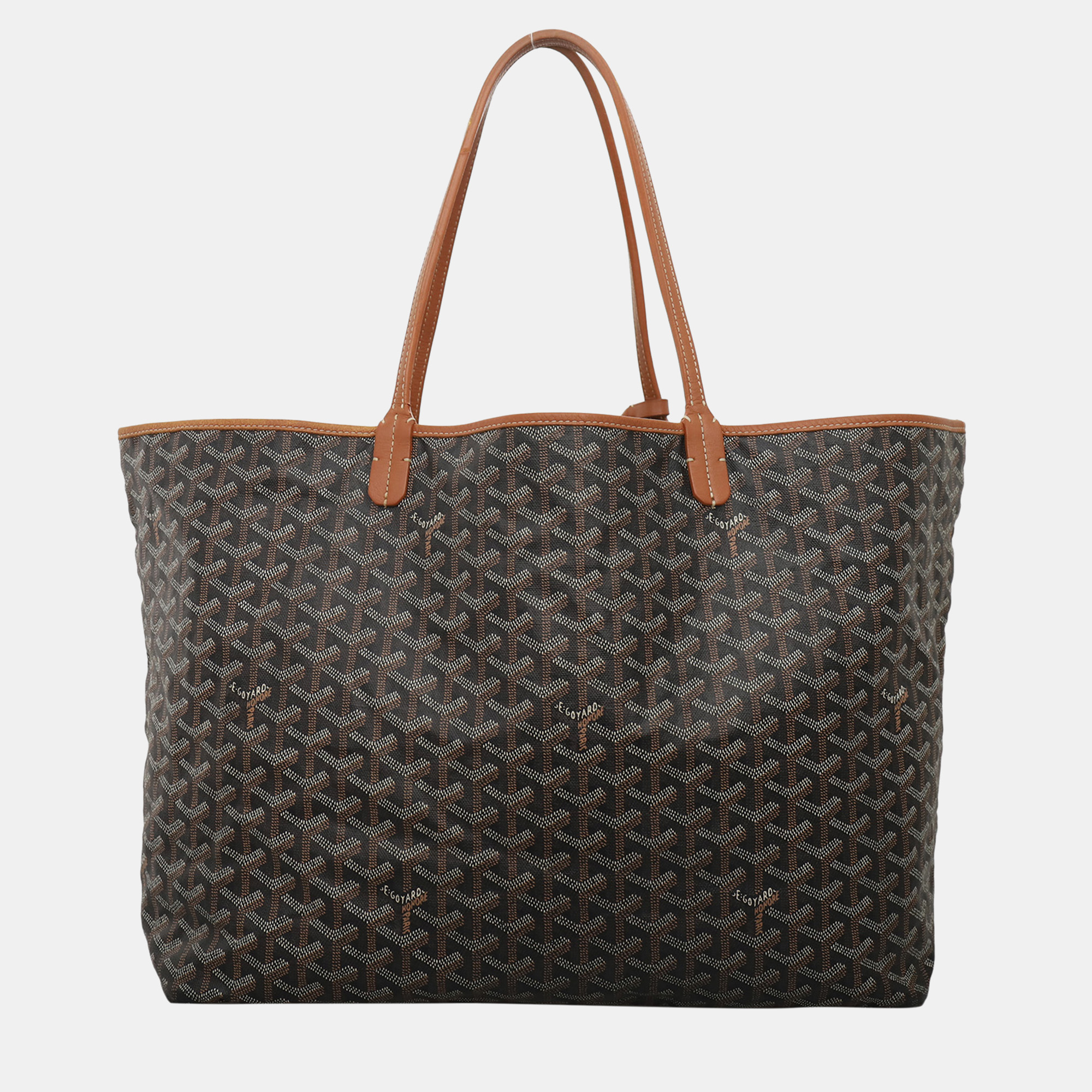 Pre-owned Goyard Saint Louis Gm Tote Bag In Black