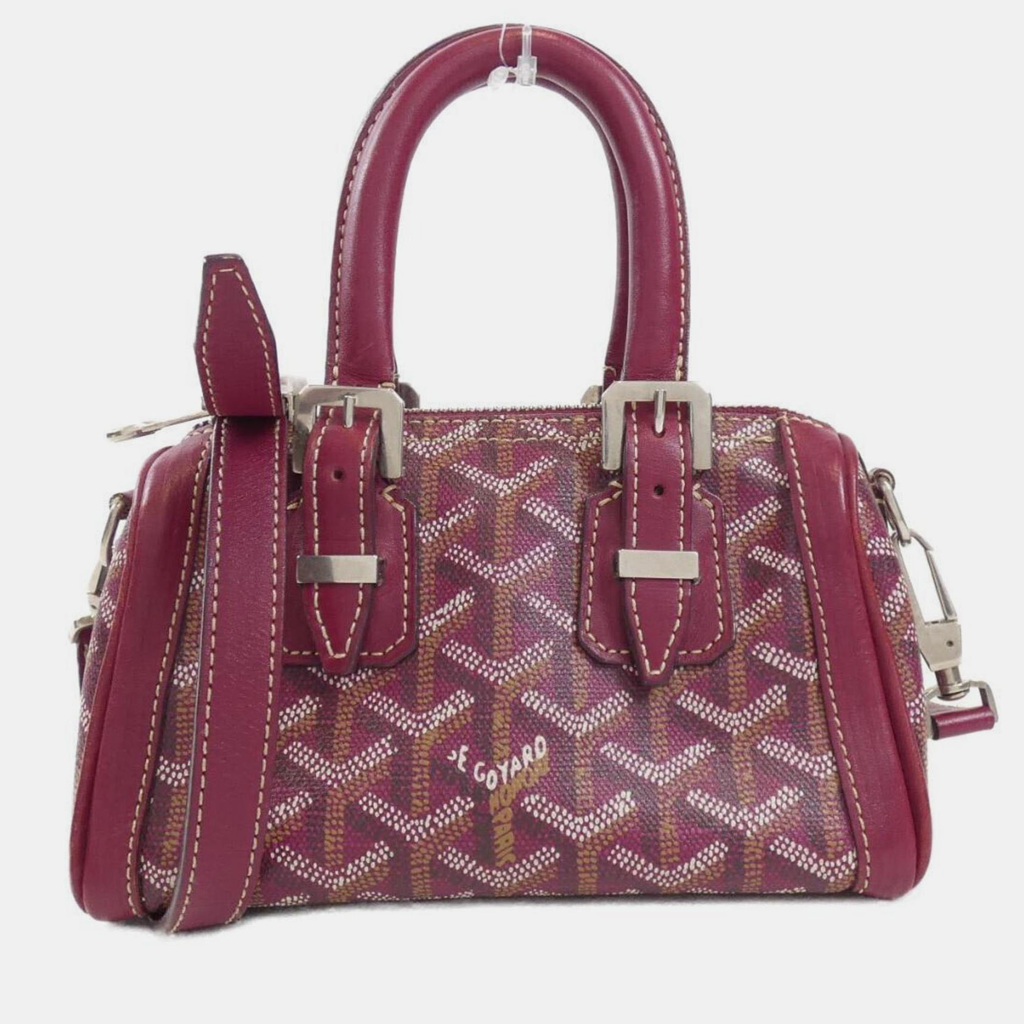 

Goyard Croisiere Boston Bag, Burgundy
