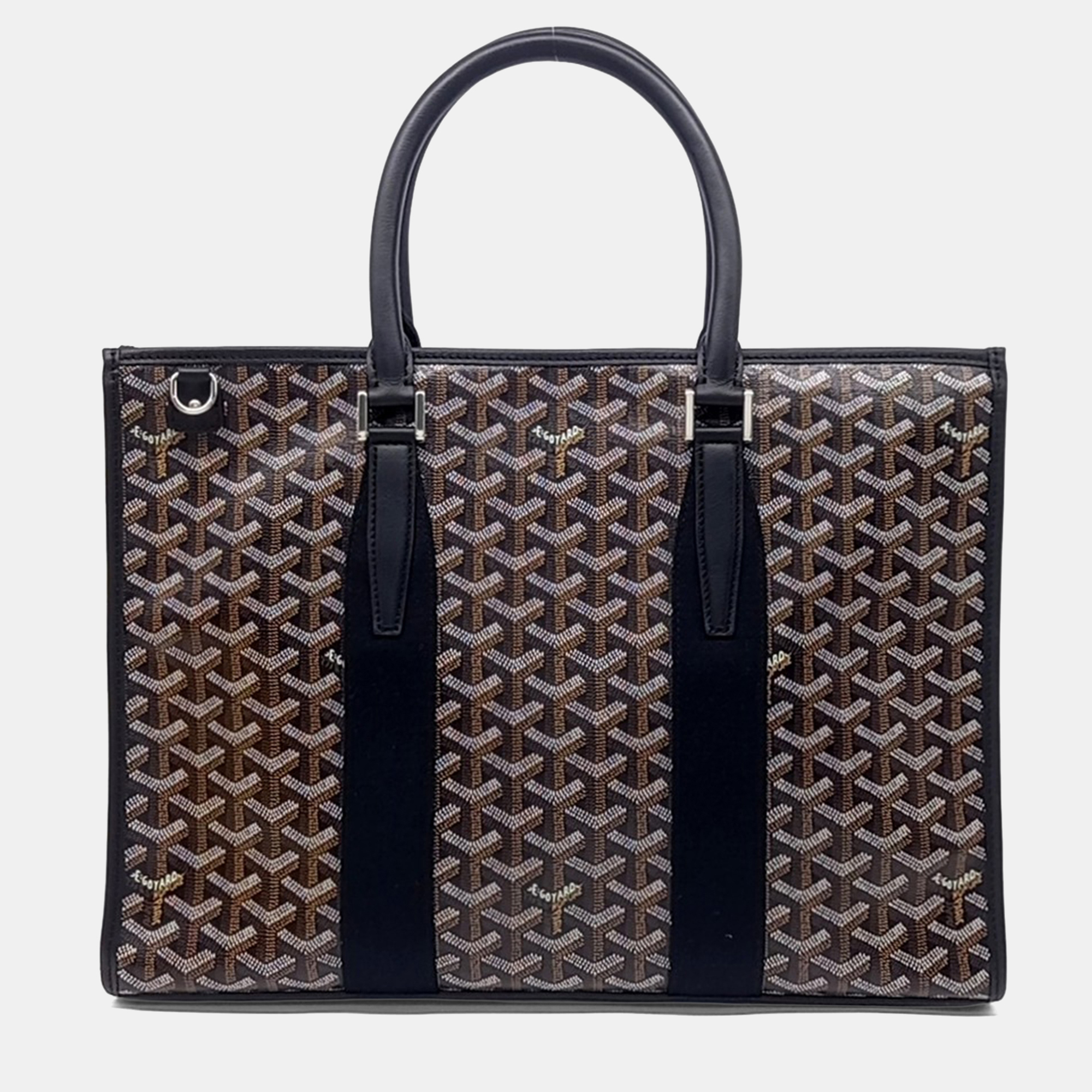 

Goyard Black PVC Morvan Document Case