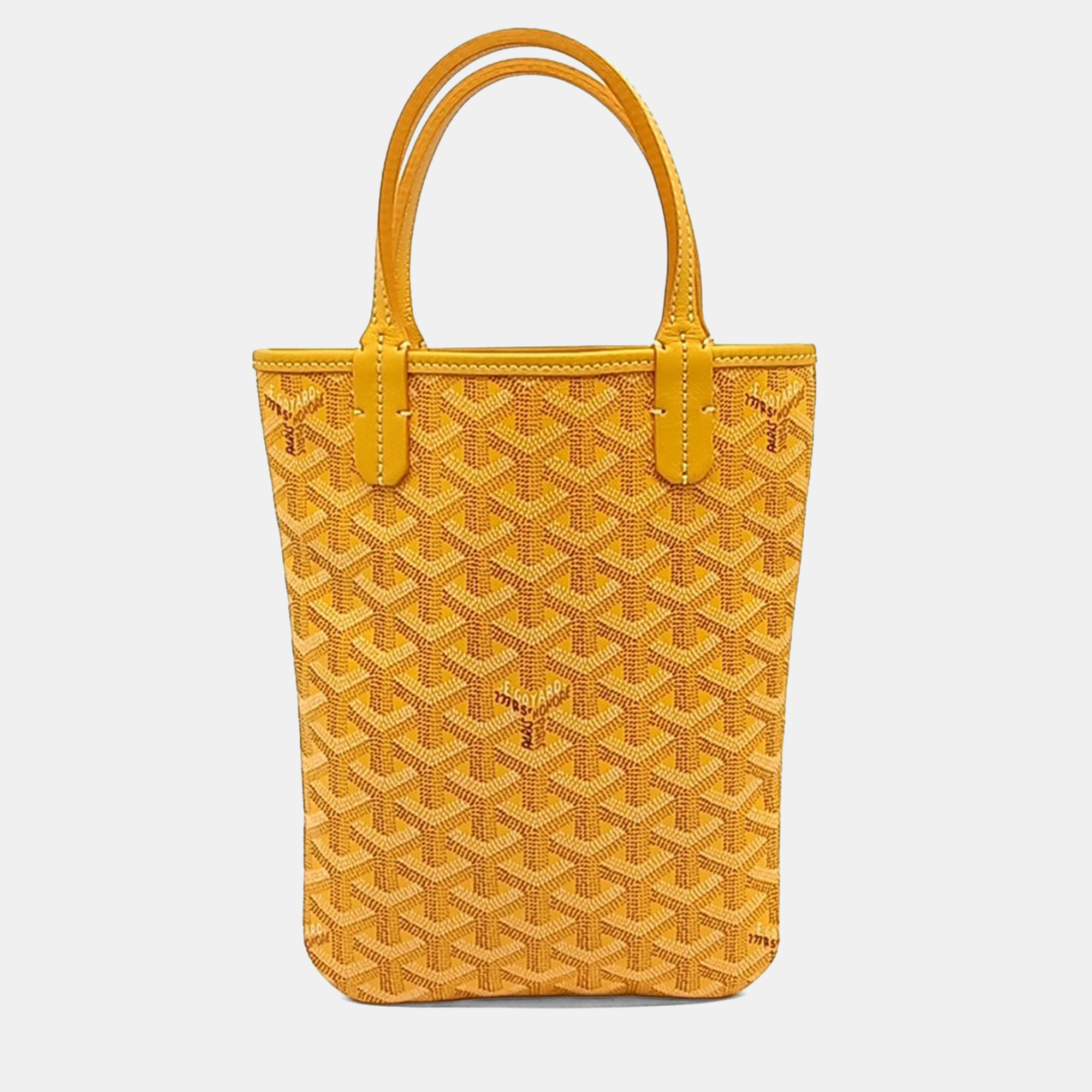 

Goyard Yellow Leather Poitier