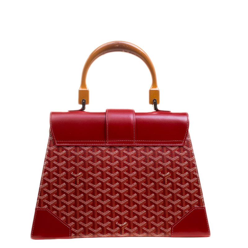 Goyard Red Monogram Canvas Zip Laptop Envelope Travel Business Clutch Bag  in Box at 1stDibs