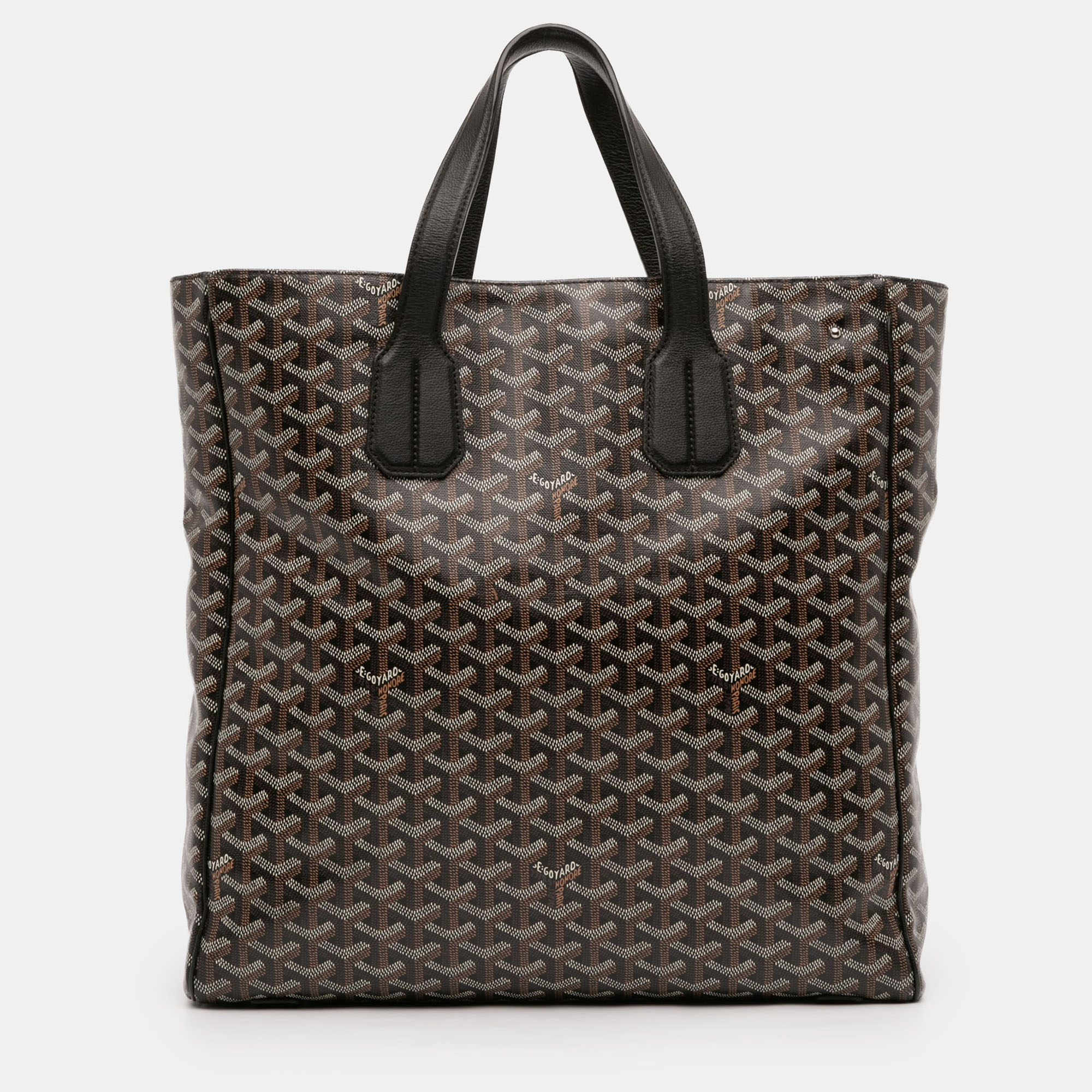 

Goyard Black Goyardine Voltaire Tote