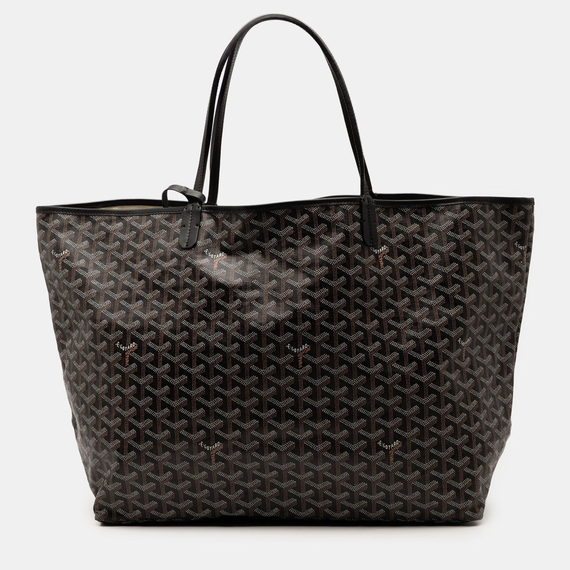 

Goyard Black Goyardine Saint Louis GM