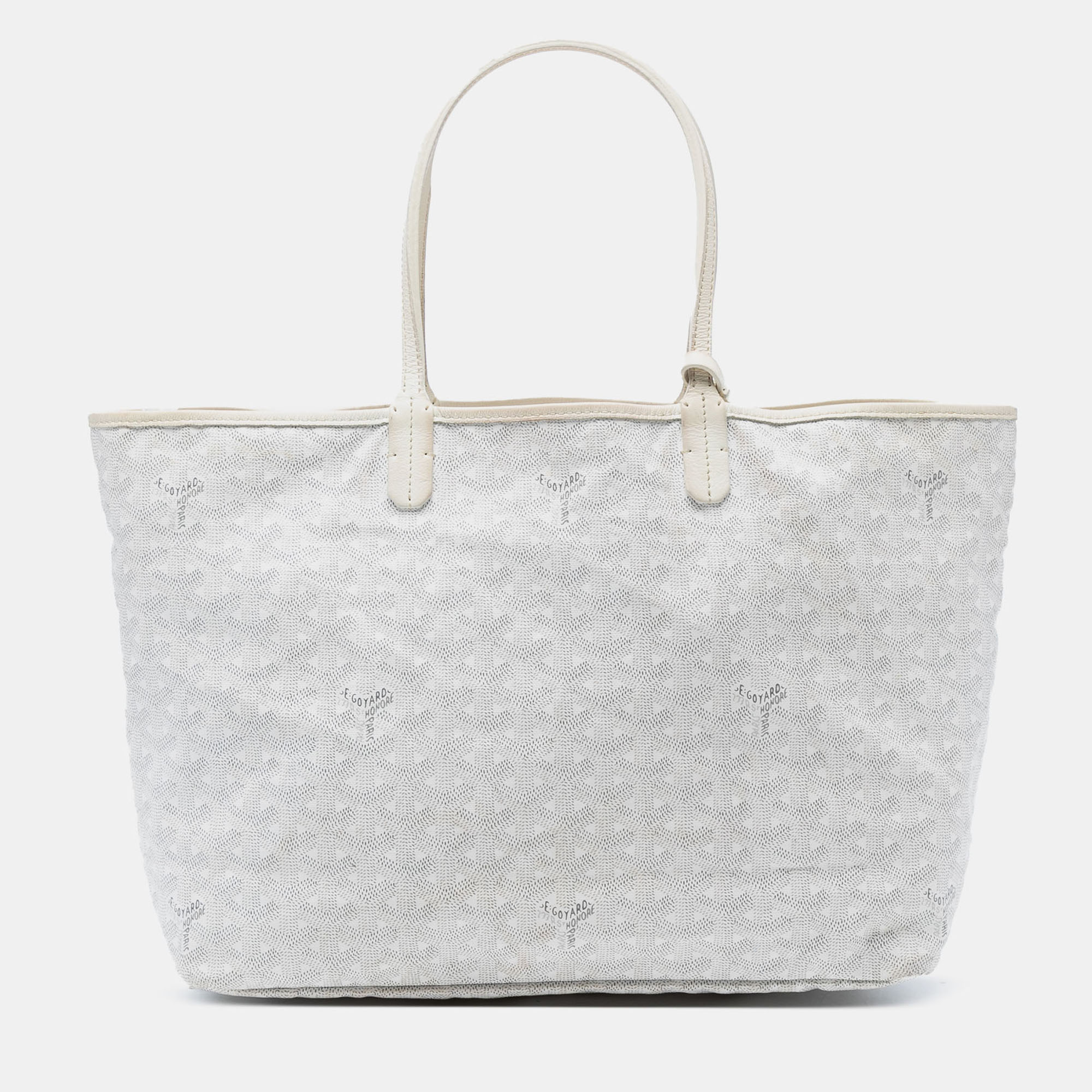 

Goyard White Goyardine Saint Louis PM