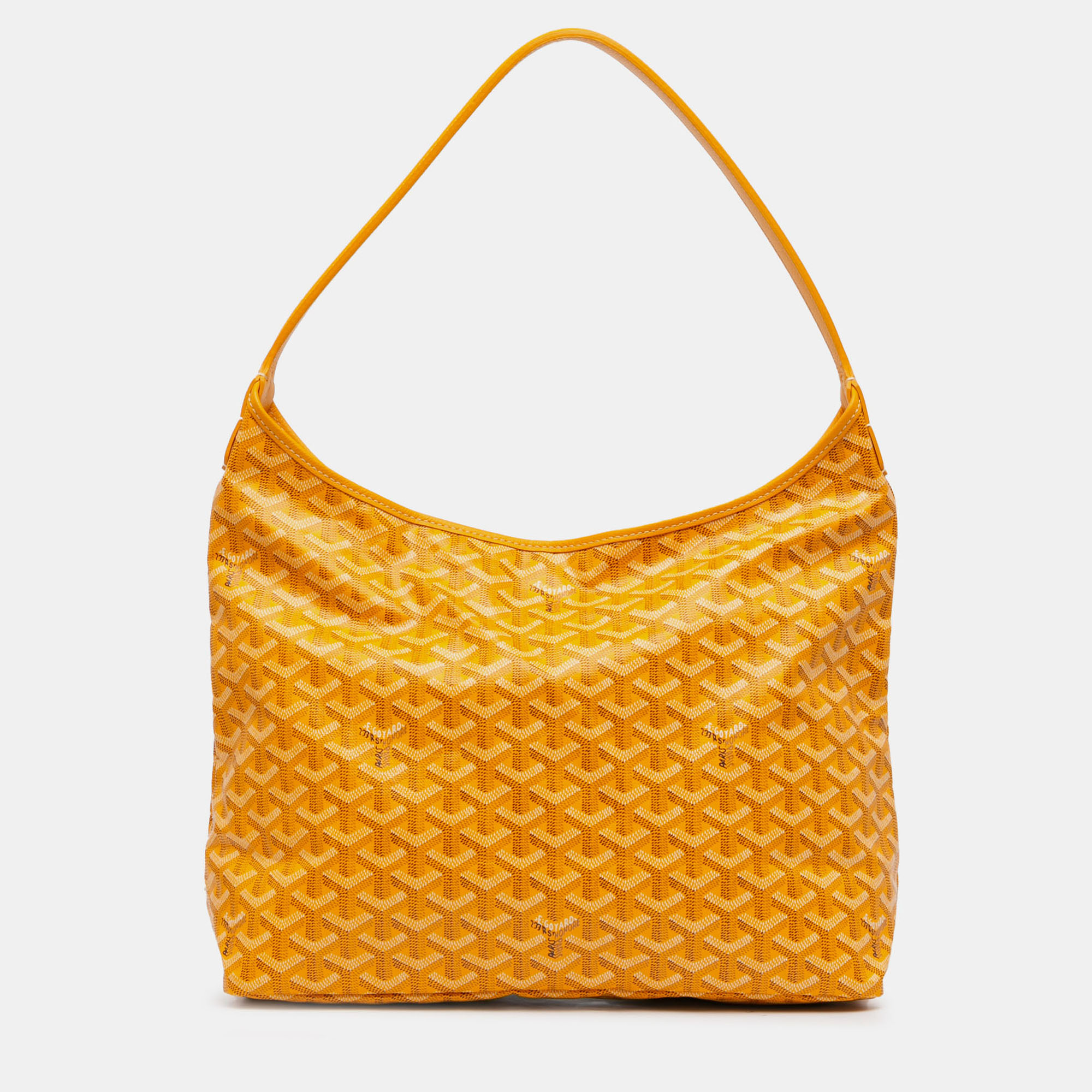 

Goyard Yellow Goyardine Boheme Hobo