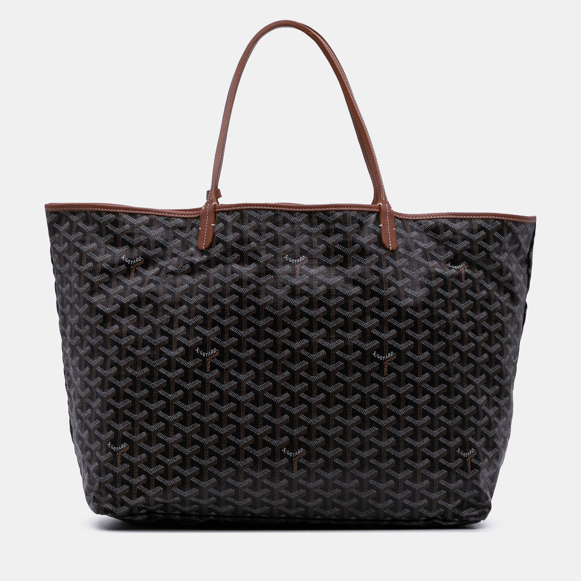 

Goyard Black Goyardine Saint Louis GM