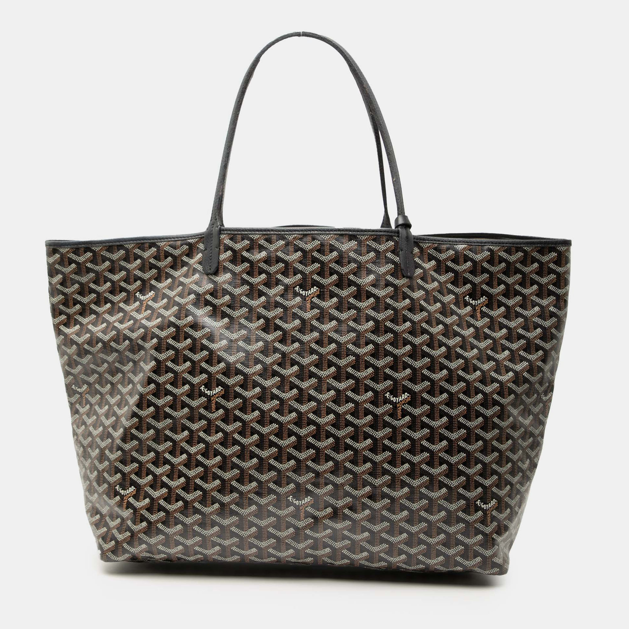 

Goyard Black Goyardine Saint Louis GM