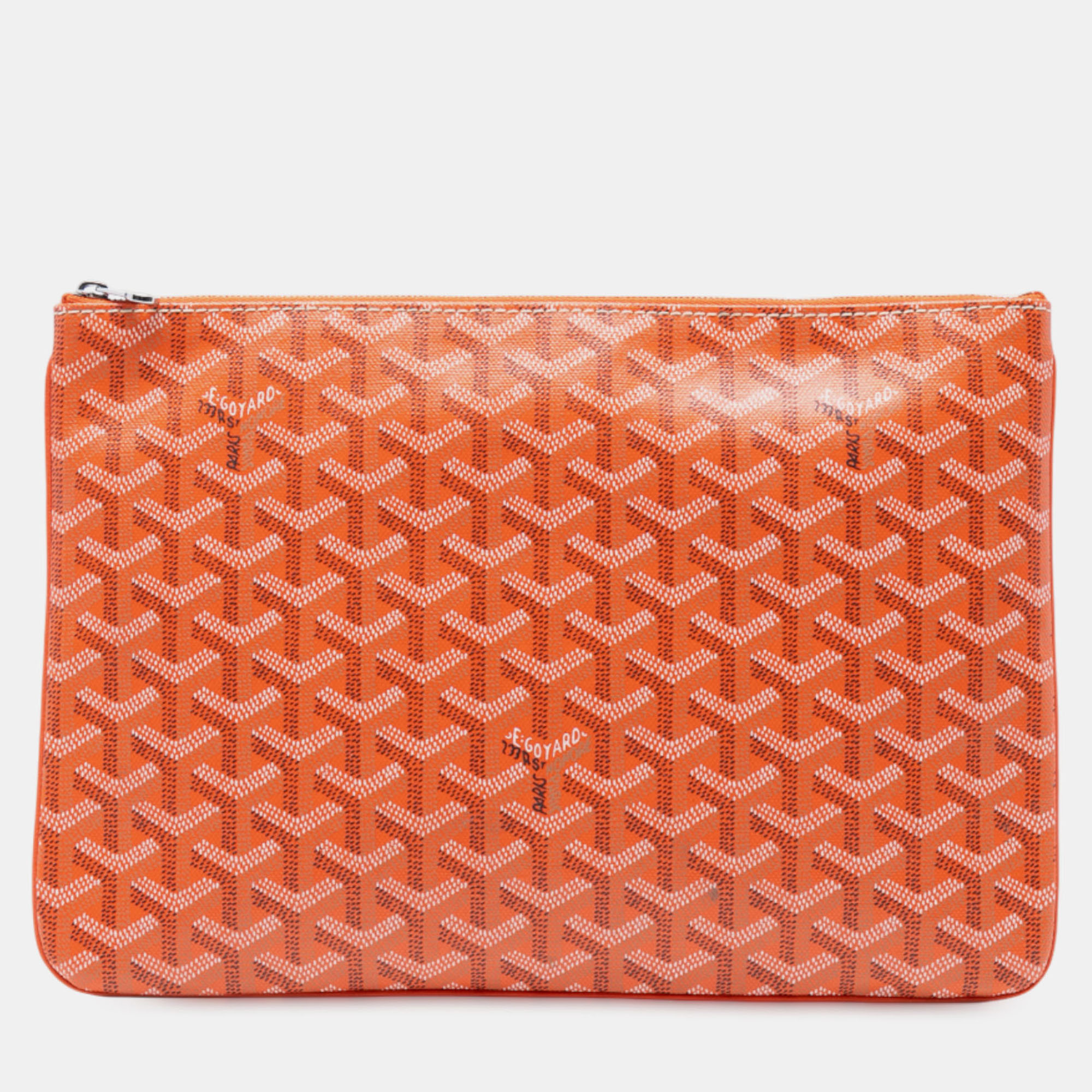 

Goyard Orange Goyardine Senat MM