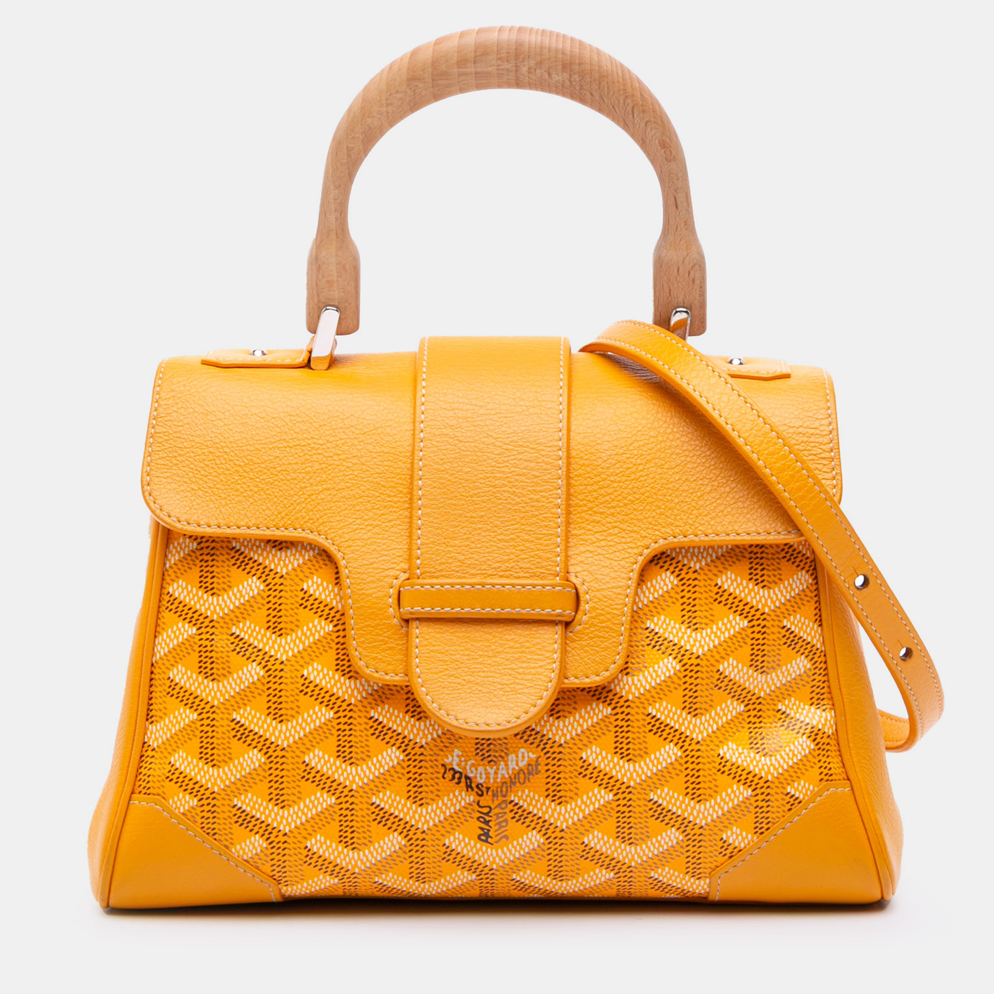 

Goyard Yellow Mini Goyardine Saigon Souple