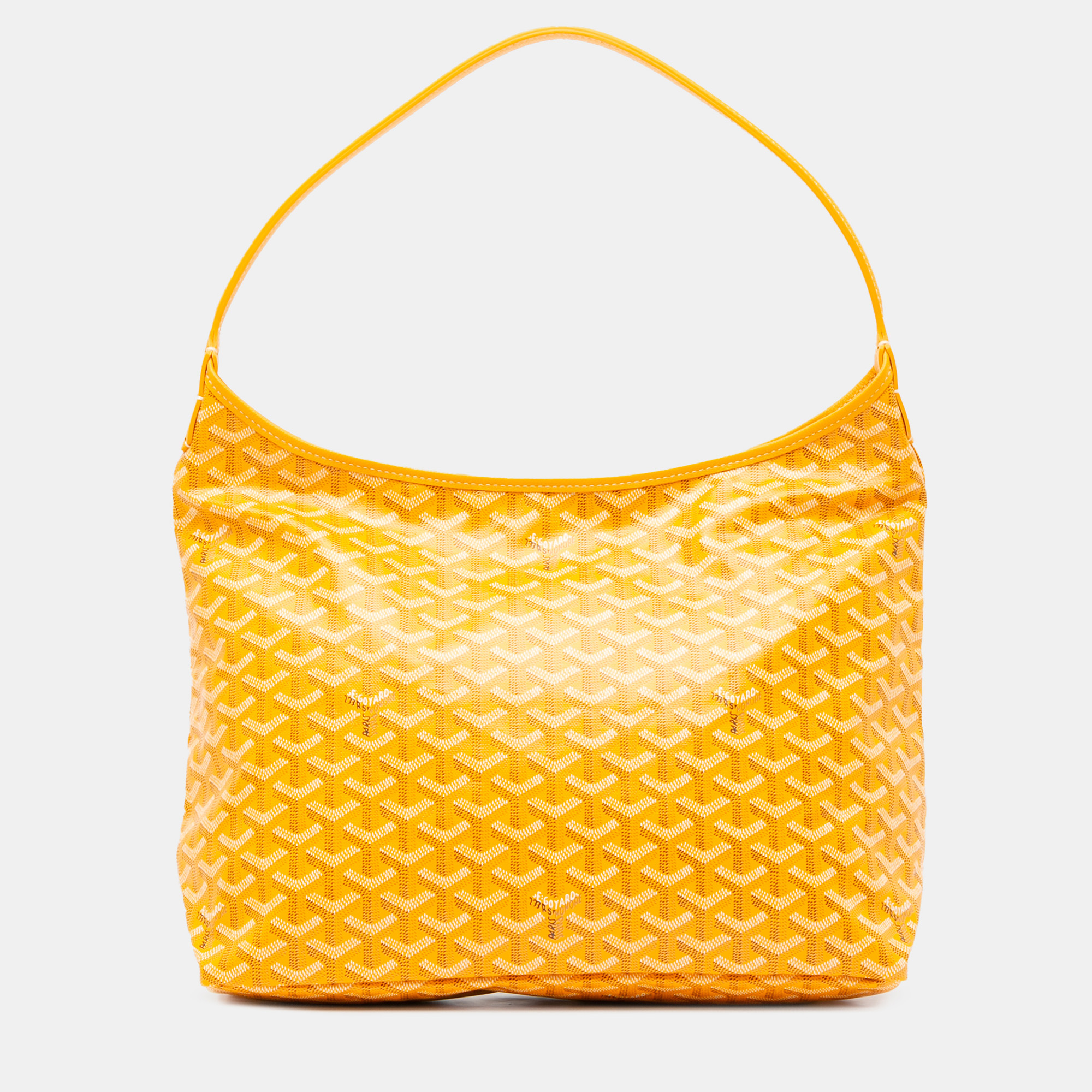 

Goyard Yellow Goyardine Boheme Hobo