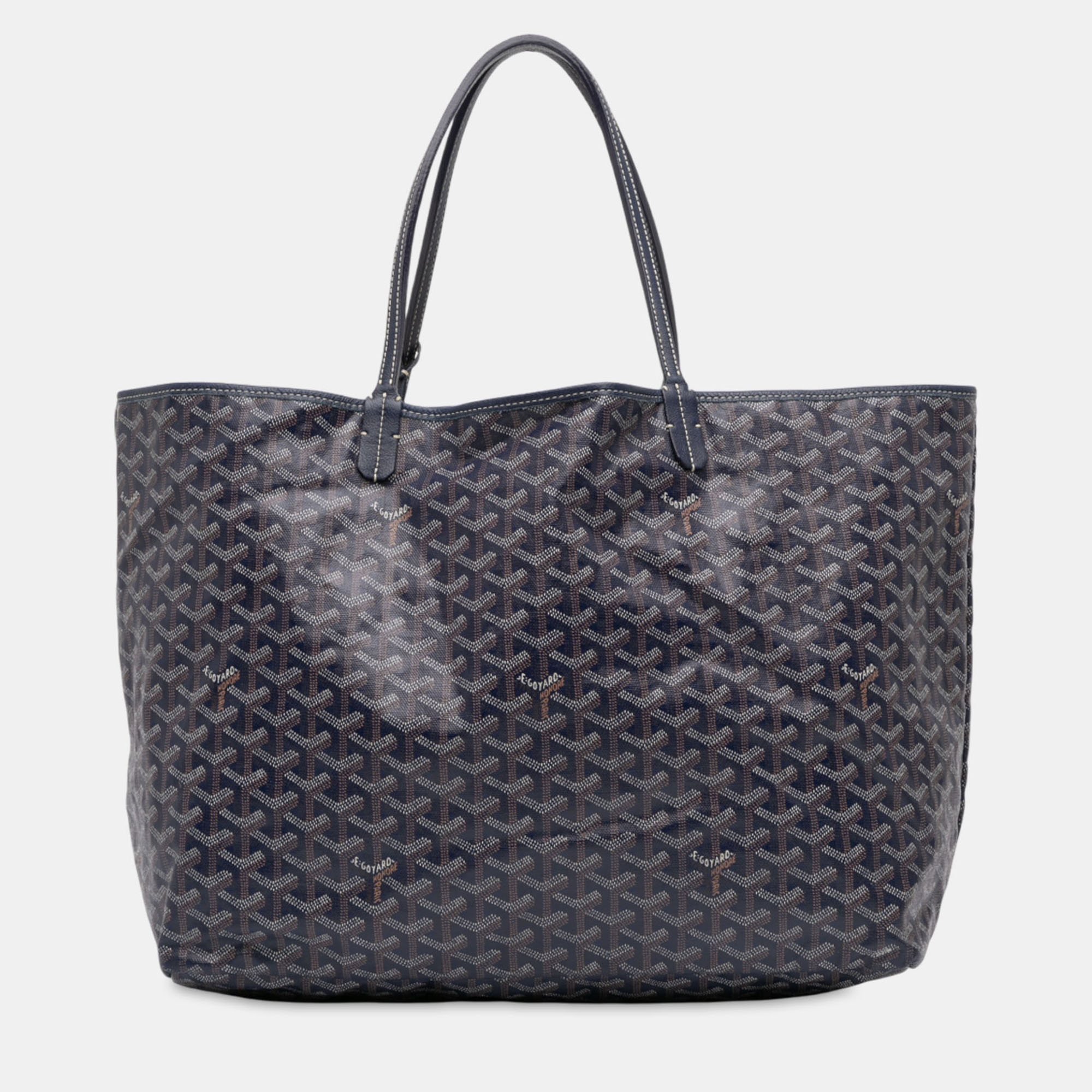 

Goyard Blue Goyardine Saint Louis GM