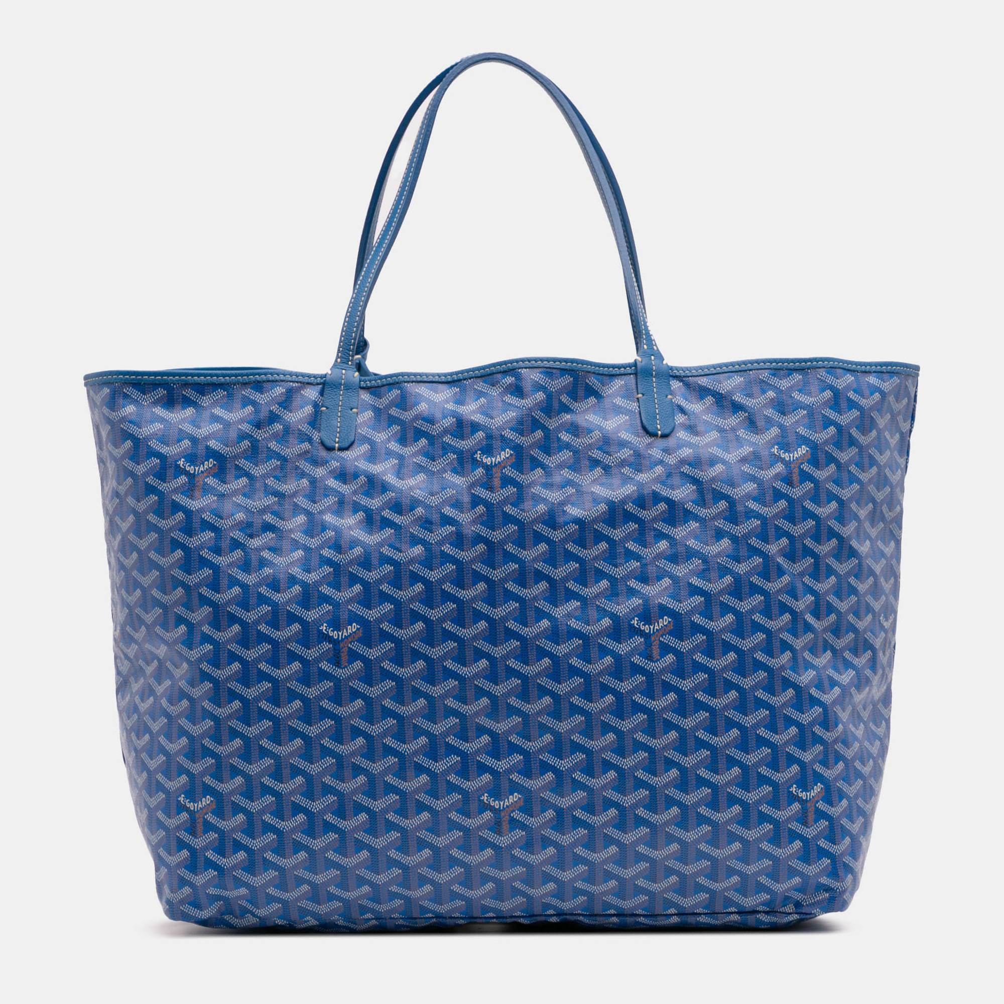 

Goyard Blue Goyardine Saint Louis GM