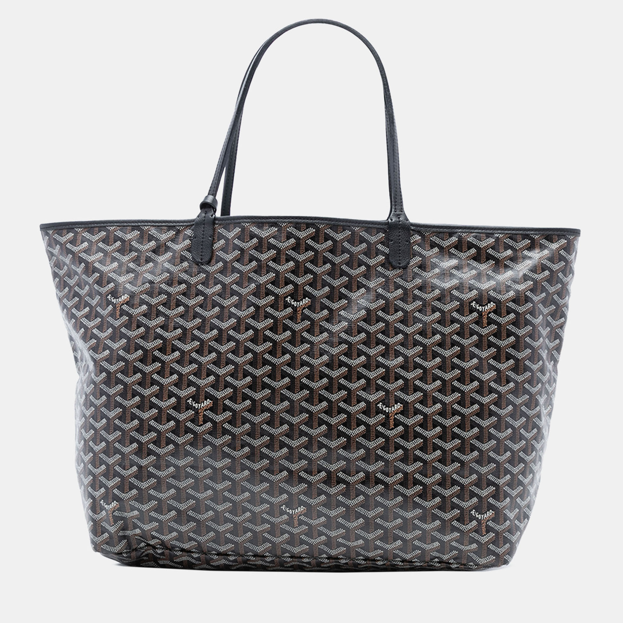 

Goyard Black Goyardine Saint Louis GM