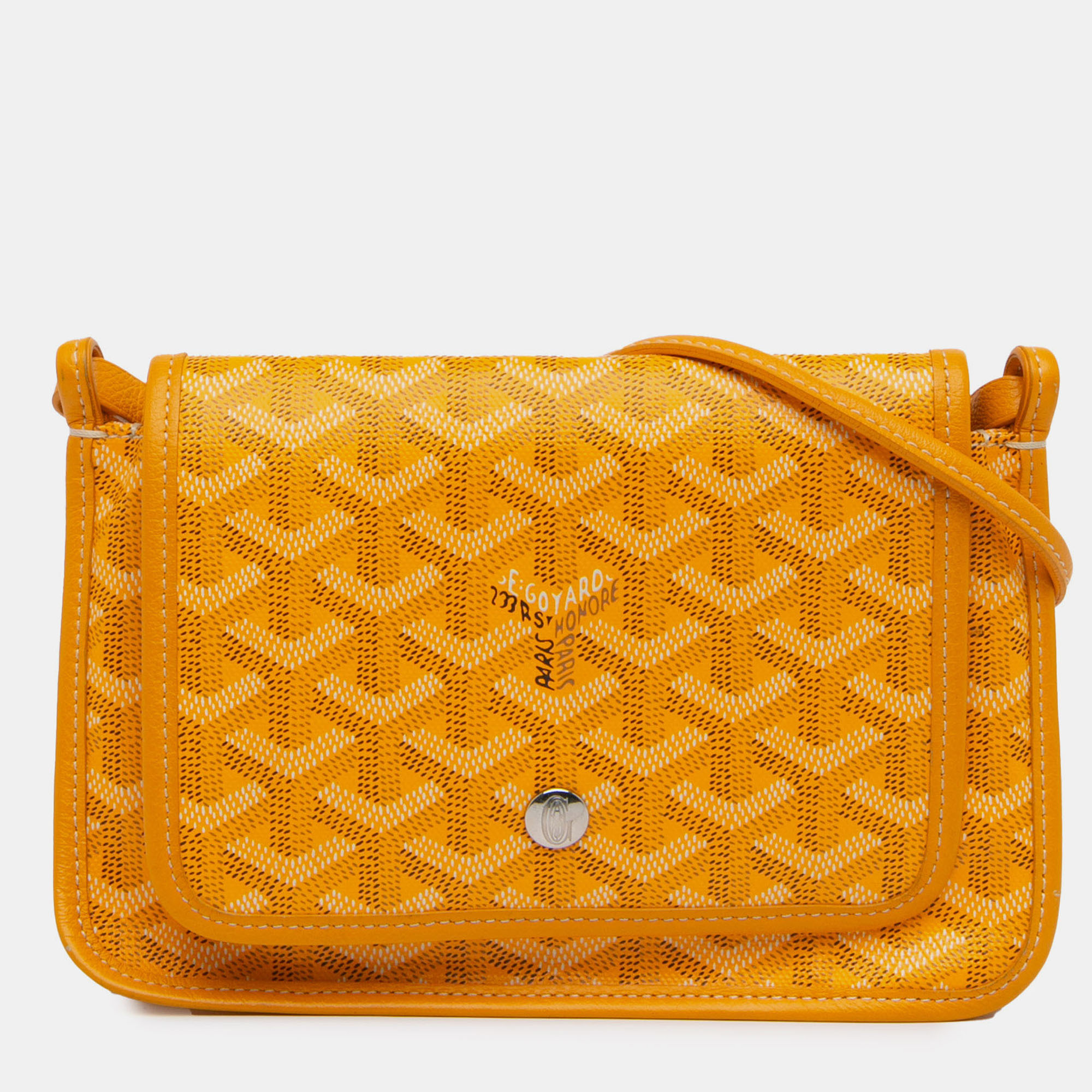 

Goyard Yellow Goyardine Plumet Pocket Wallet