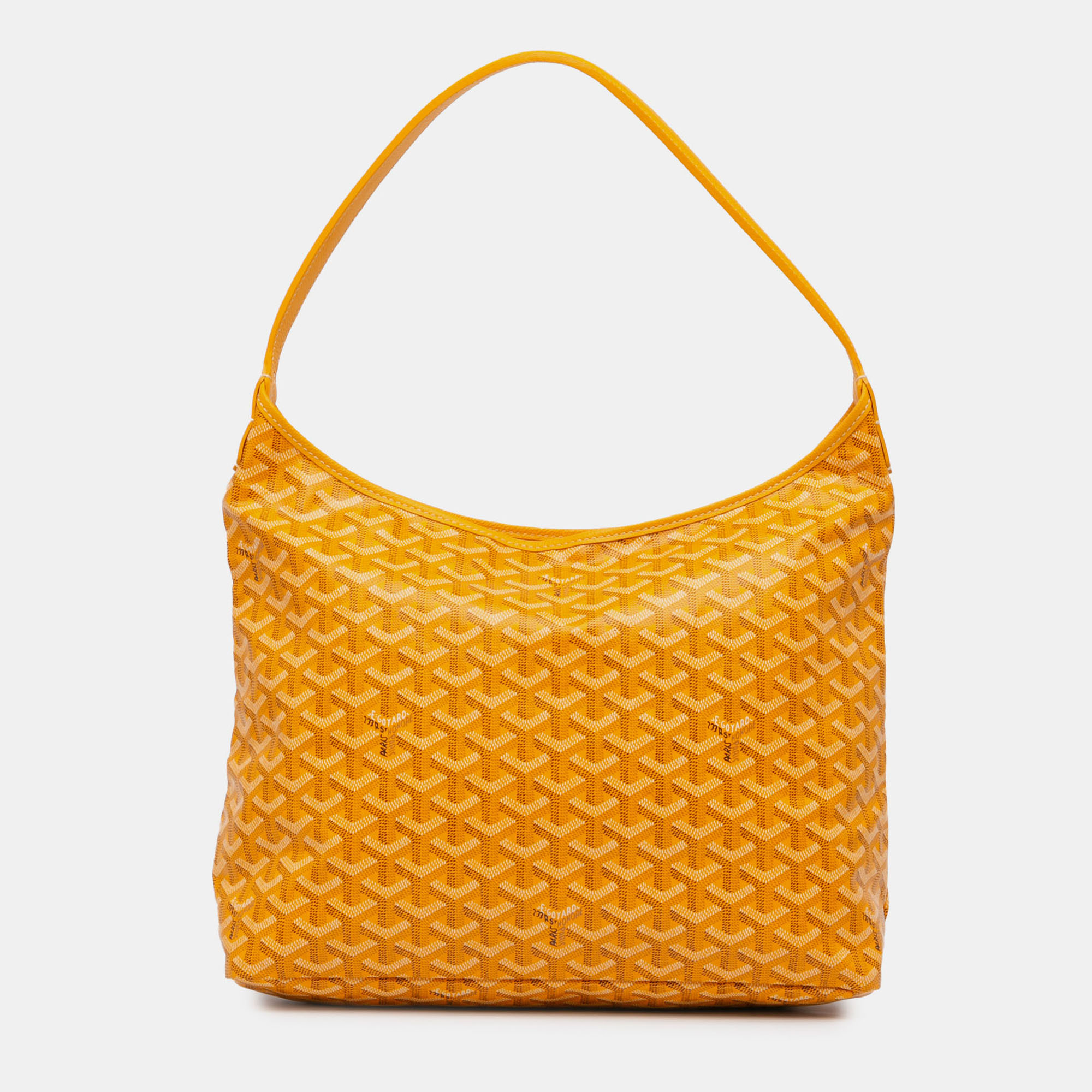 

Goyard Yellow Goyardine Boheme Hobo