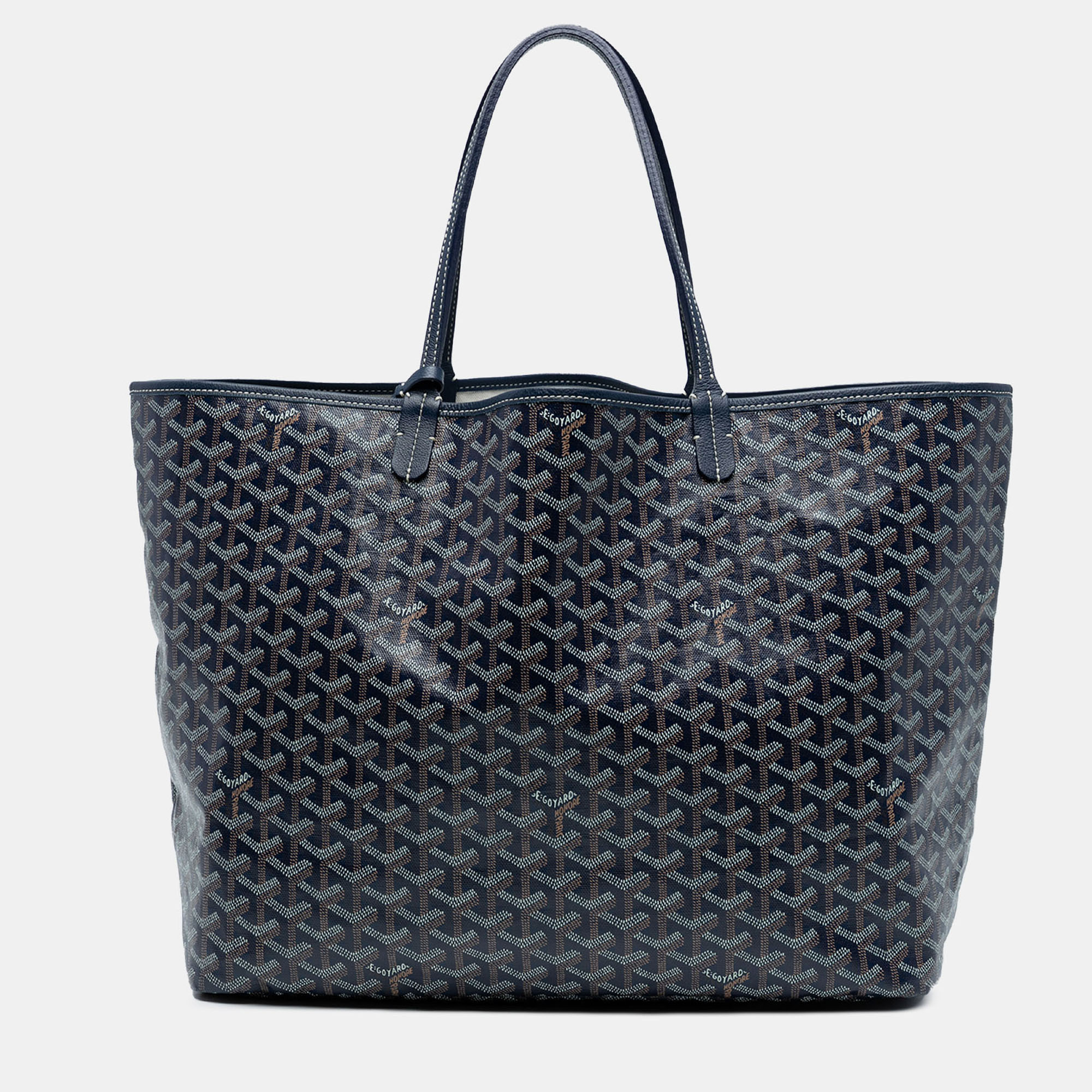 

Goyard Blue Goyardine Saint Louis GM