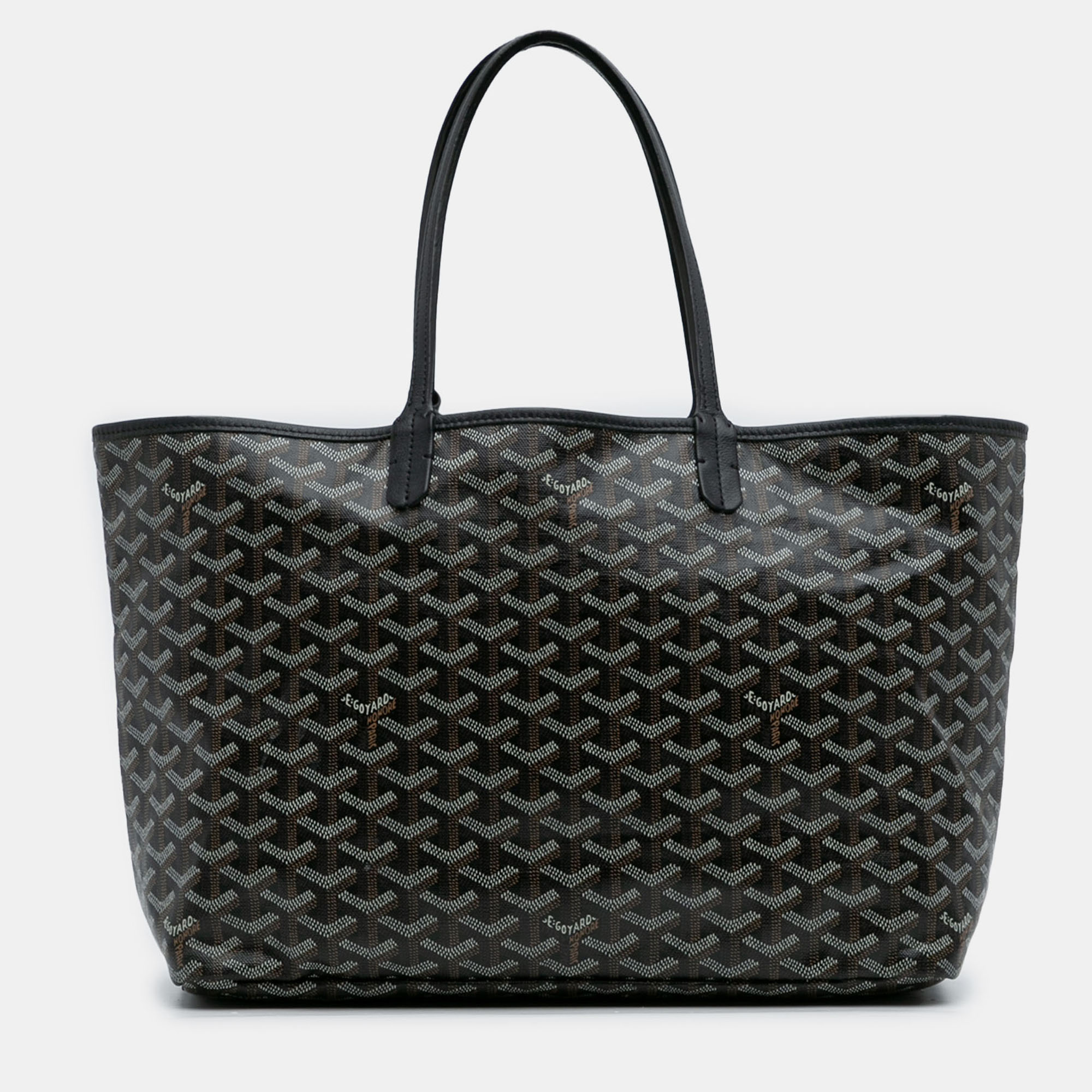 

Goyard Black Goyardine Saint Louis PM