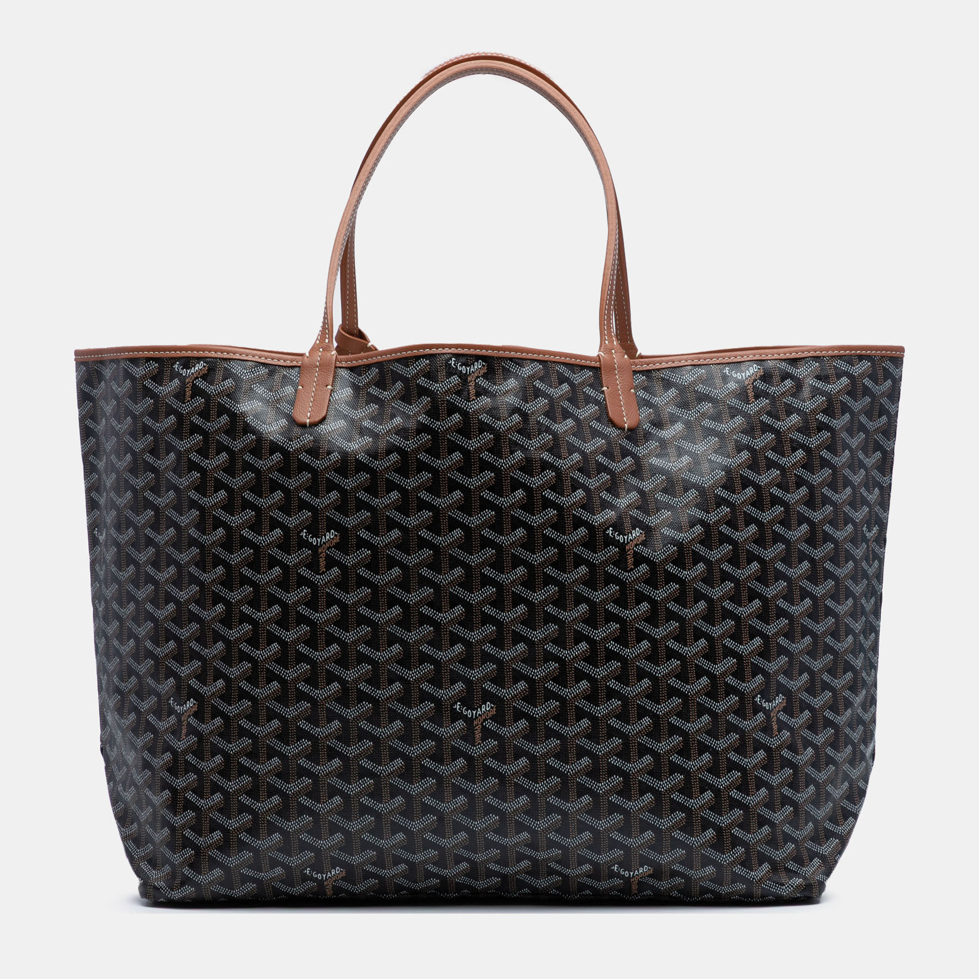 

Goyard Black Goyardine Saint Louis GM