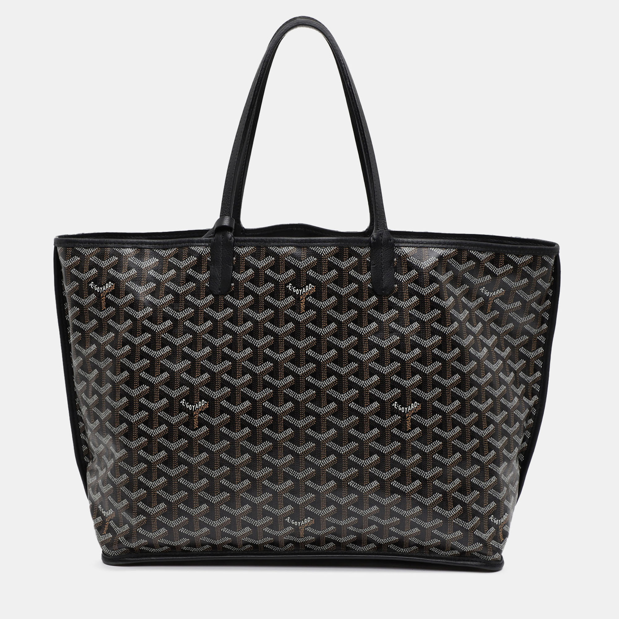 

Goyard Black Goyardine Reversible Anjou PM