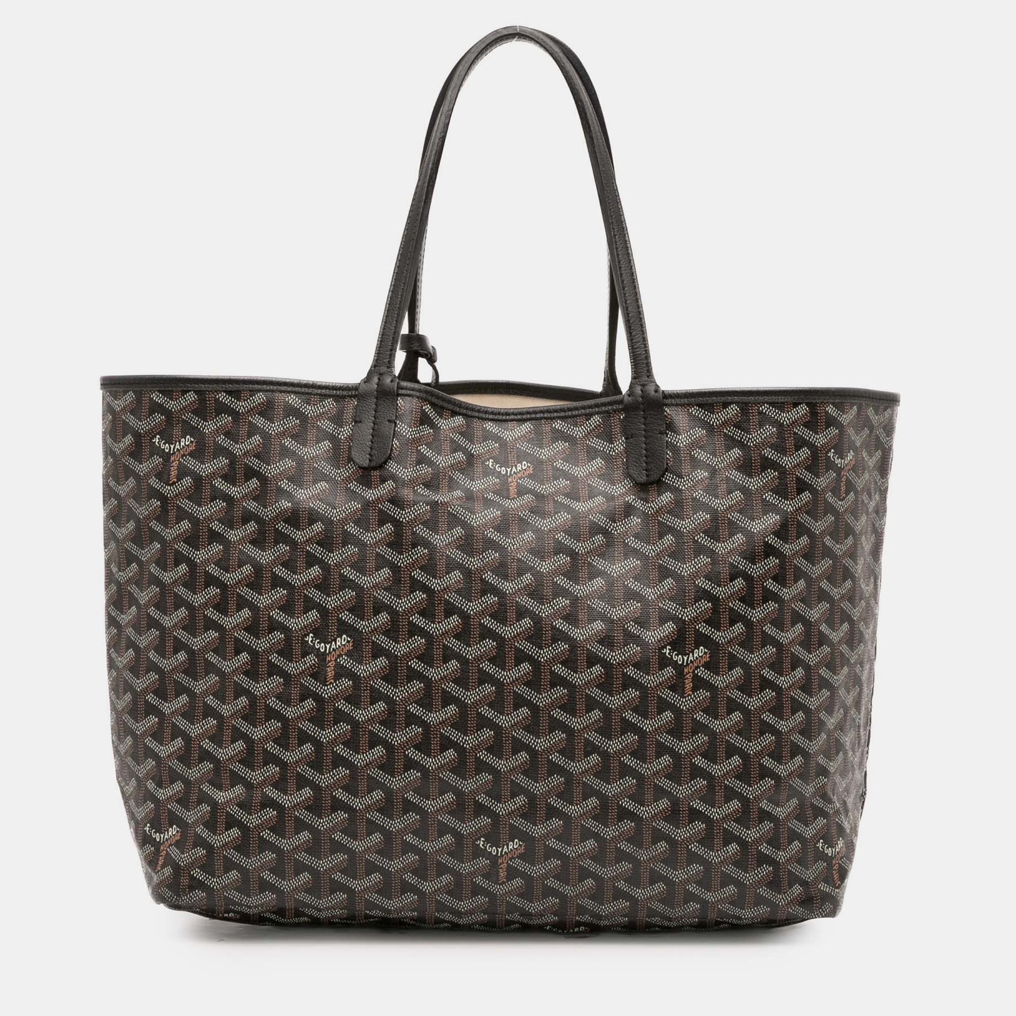 

Goyard Black Goyardine Saint Louis PM