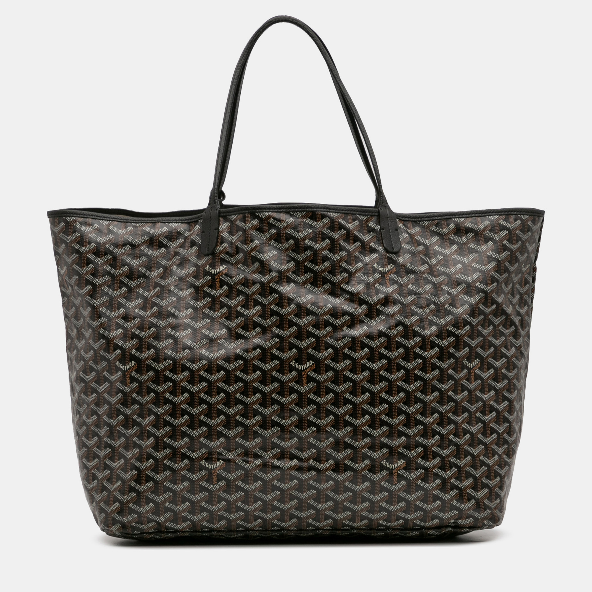

Goyard Black Goyardine Saint Louis GM