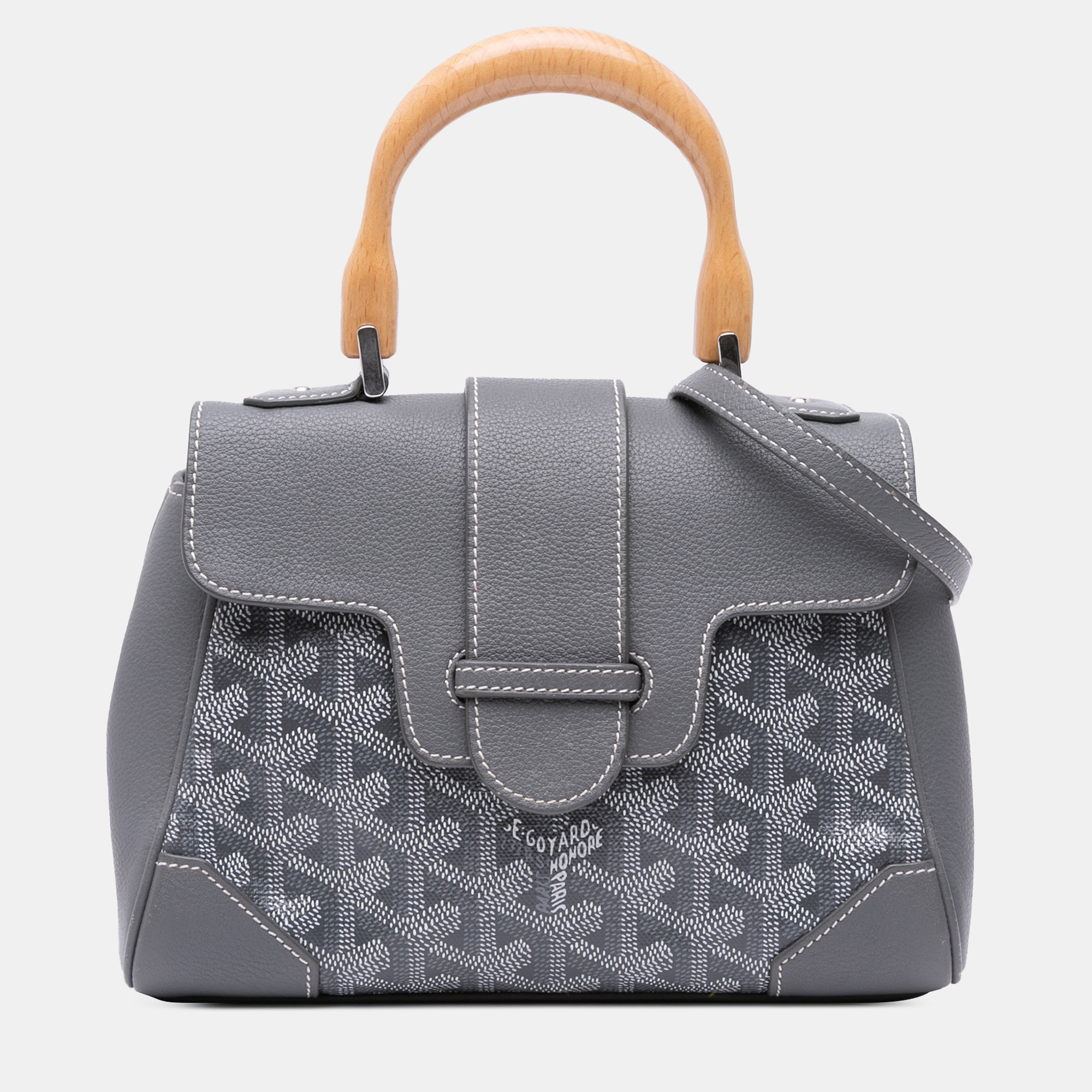 

Goyard Grey Mini Goyardine Saigon Souple