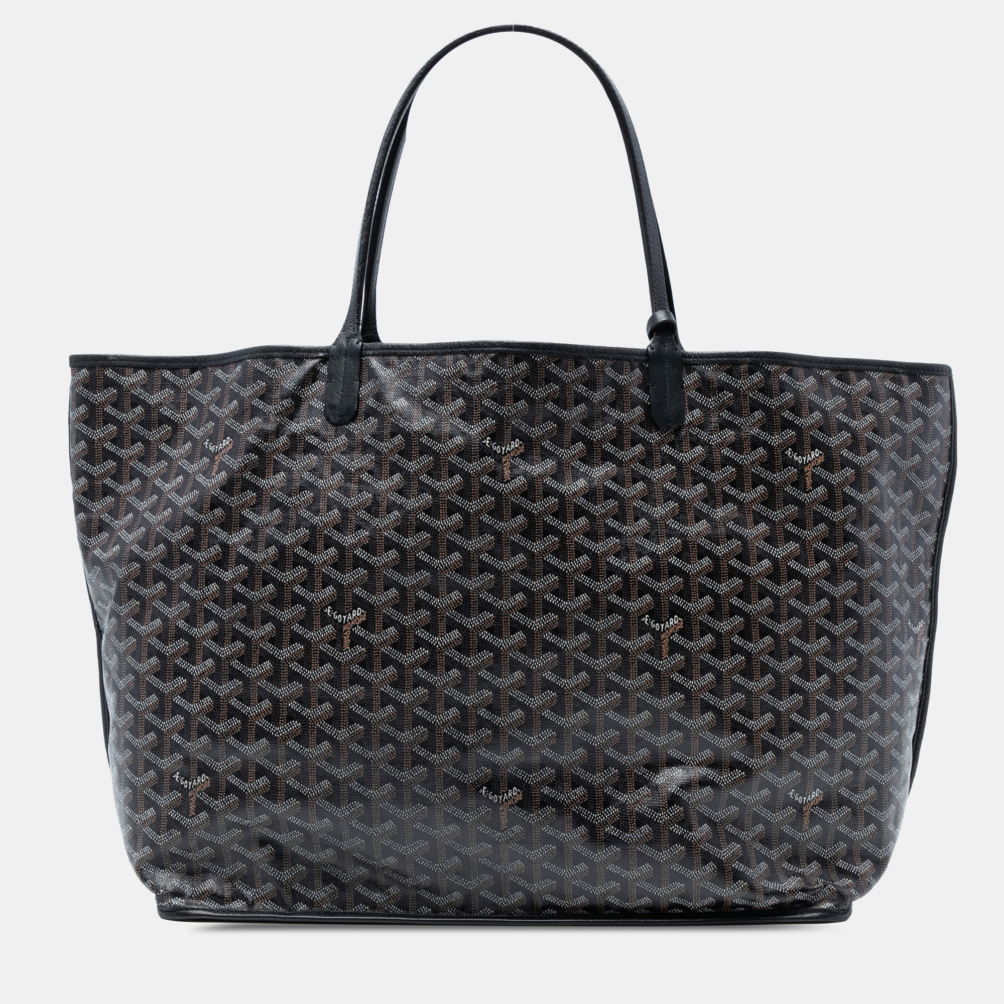 

Goyard Black Goyardine Reversible Anjou GM