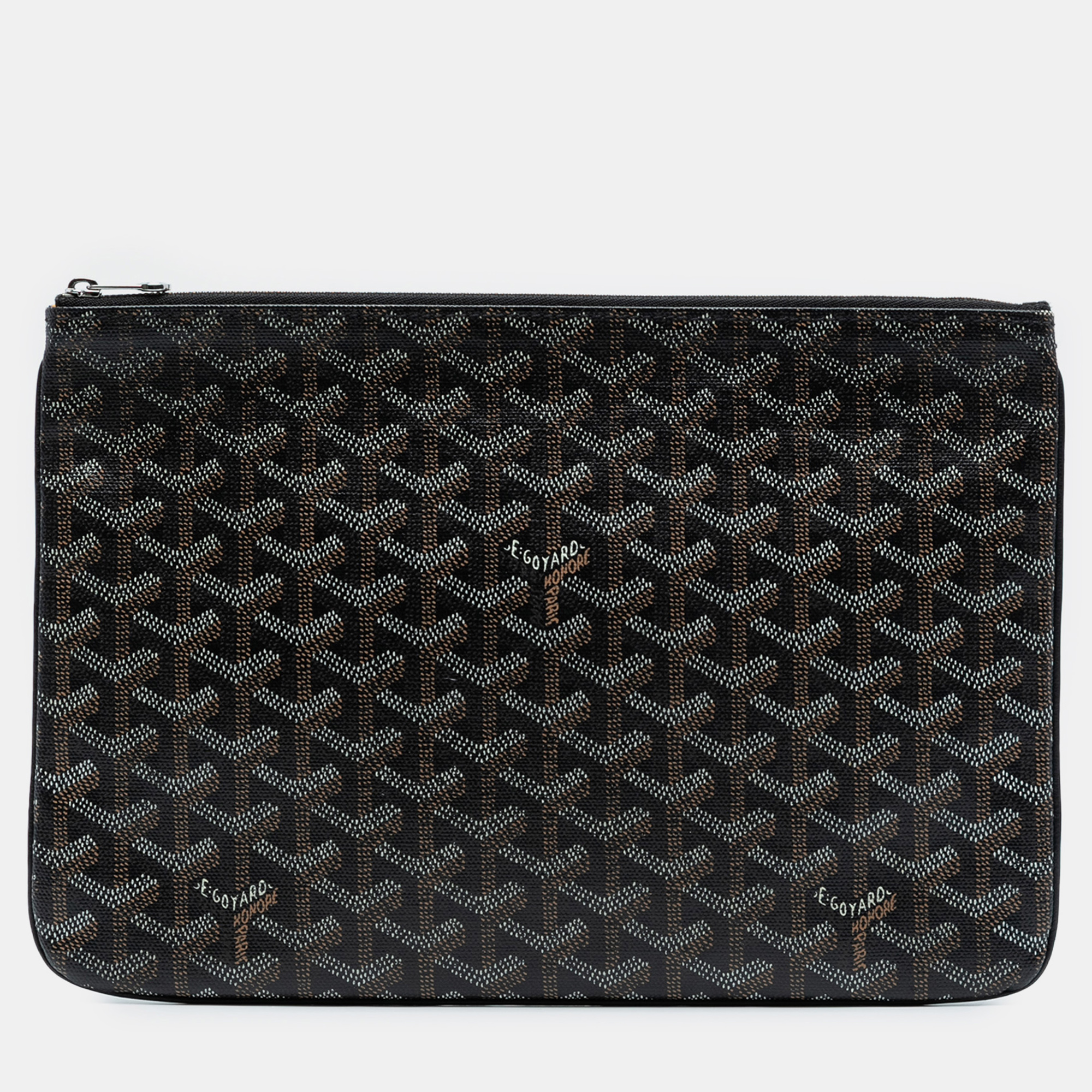 

Goyard Black Goyardine Senat MM