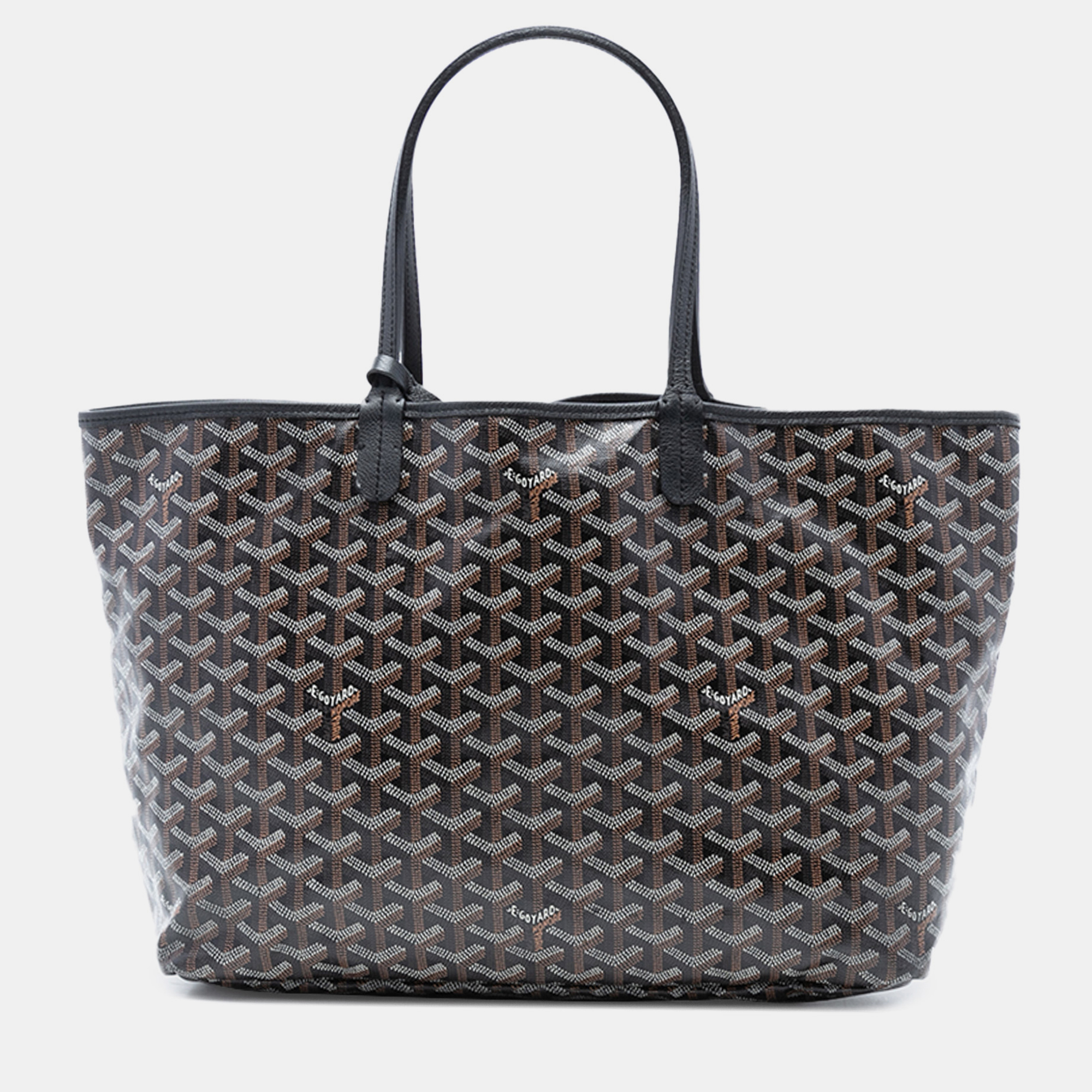 

Goyard Black Goyardine Saint Louis PM