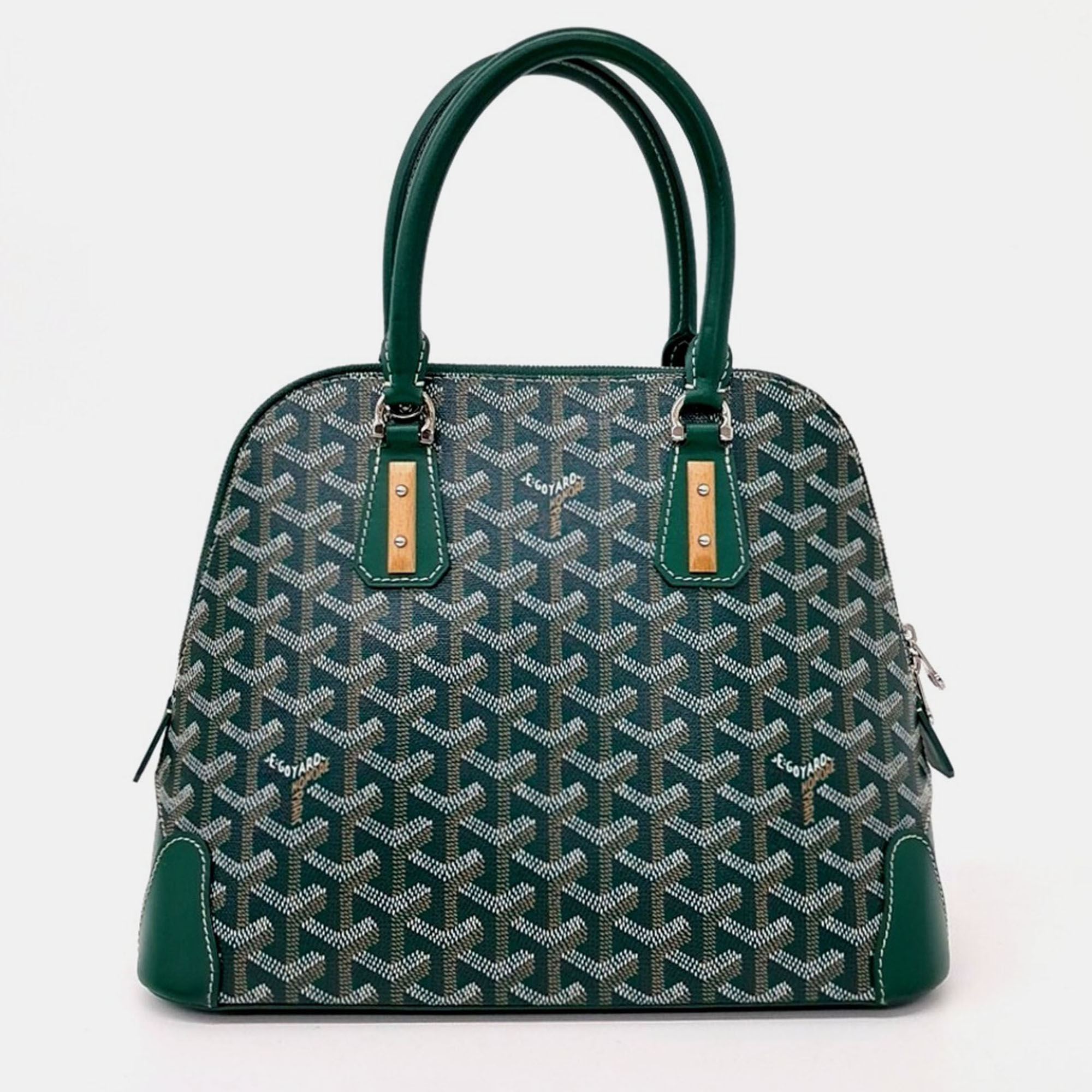 

Goyard Green PVC Vendome Bag PM
