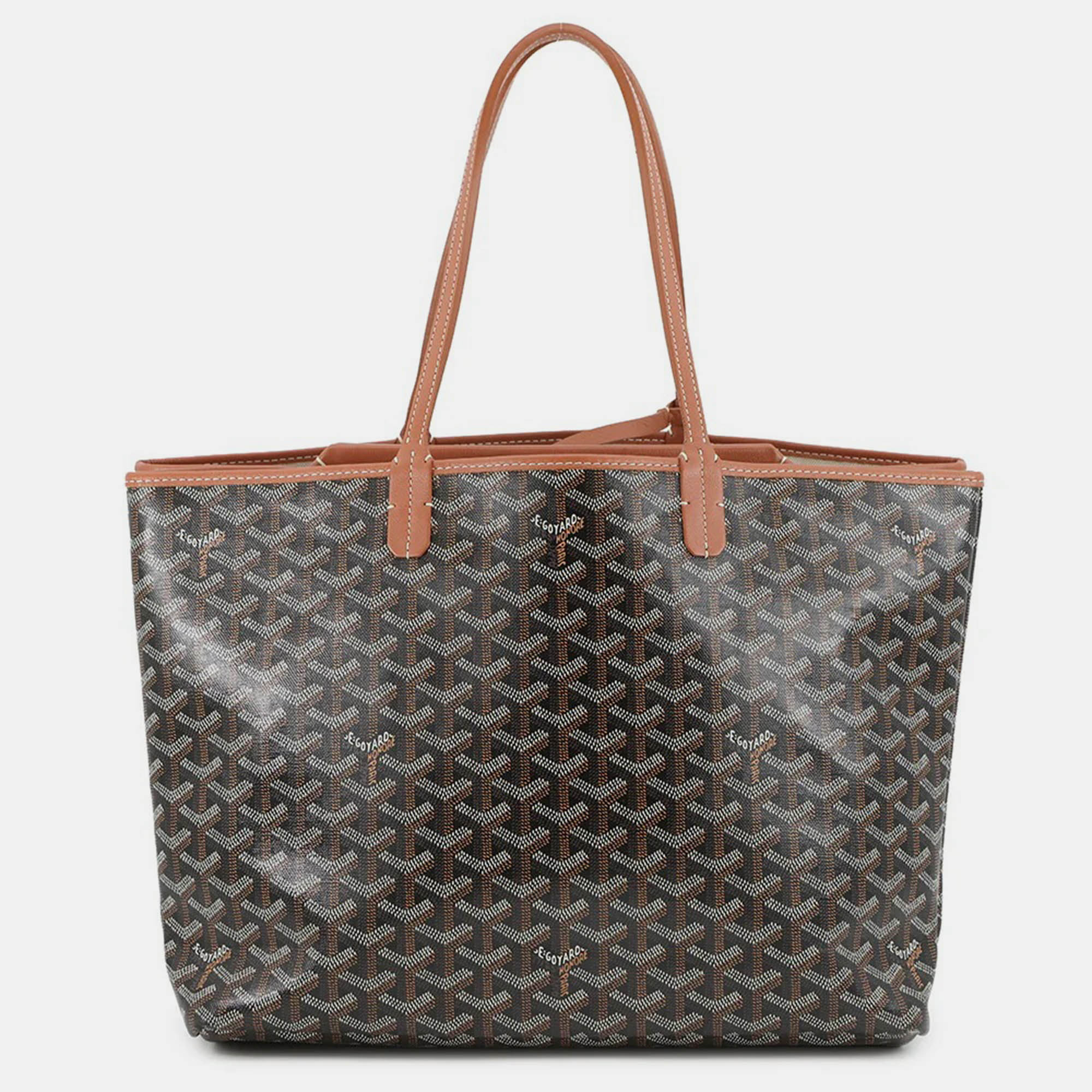 

Goyard Isabel Tote Bag Natural/Black Pvc Leather