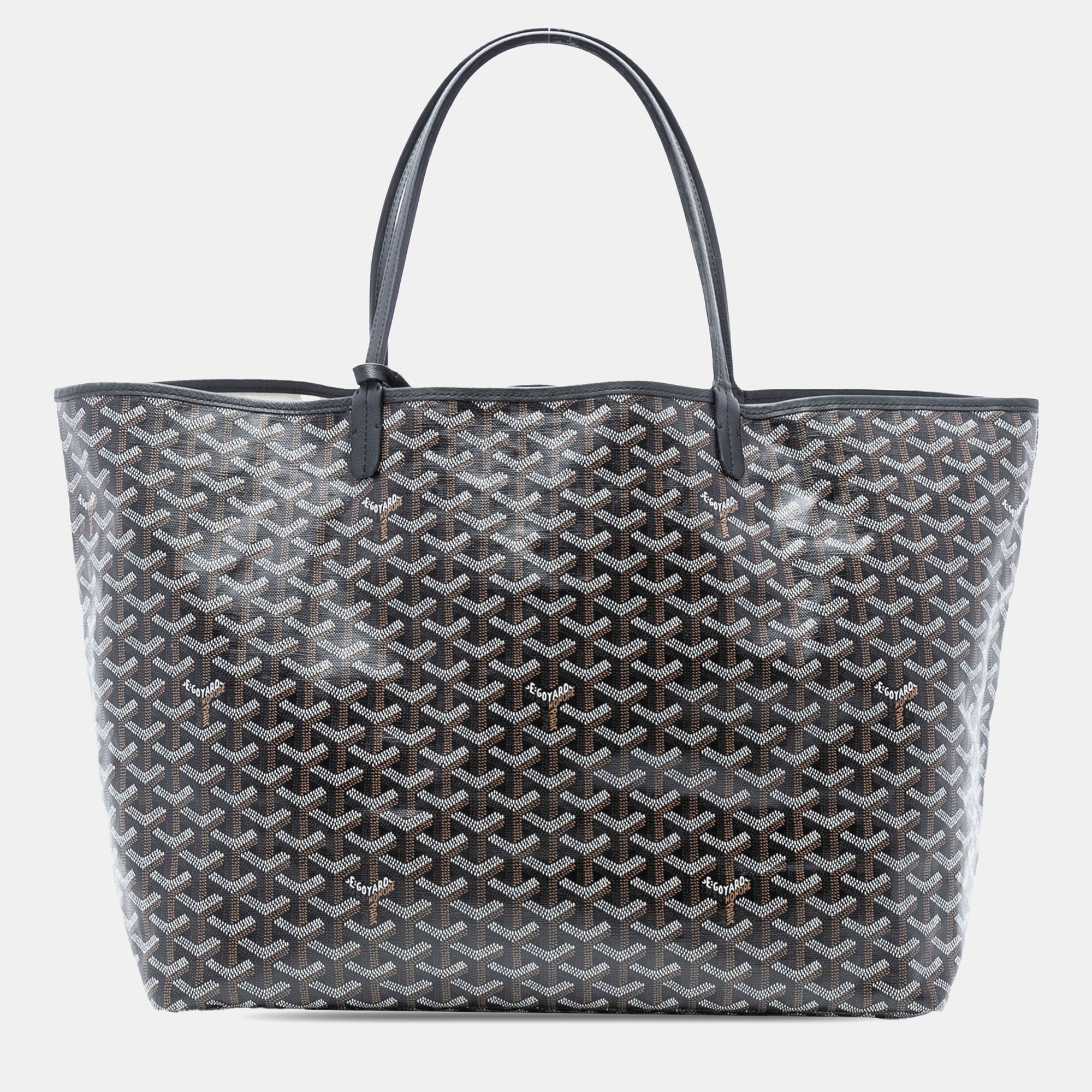 

Goyard Black Goyardine Saint Louis GM