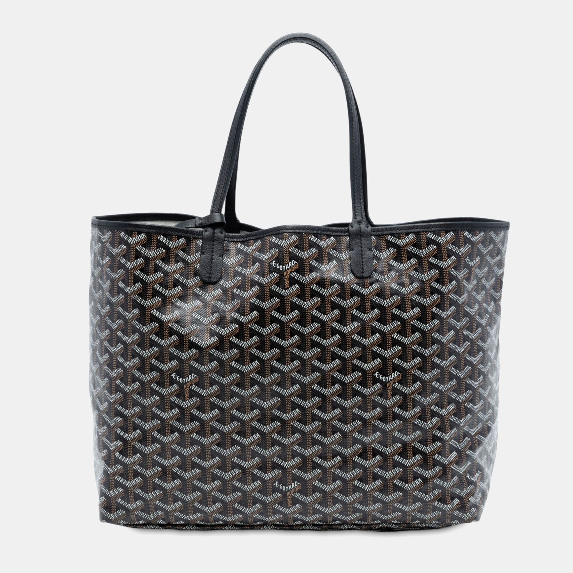 

Goyard Black Goyardine Saint Louis PM